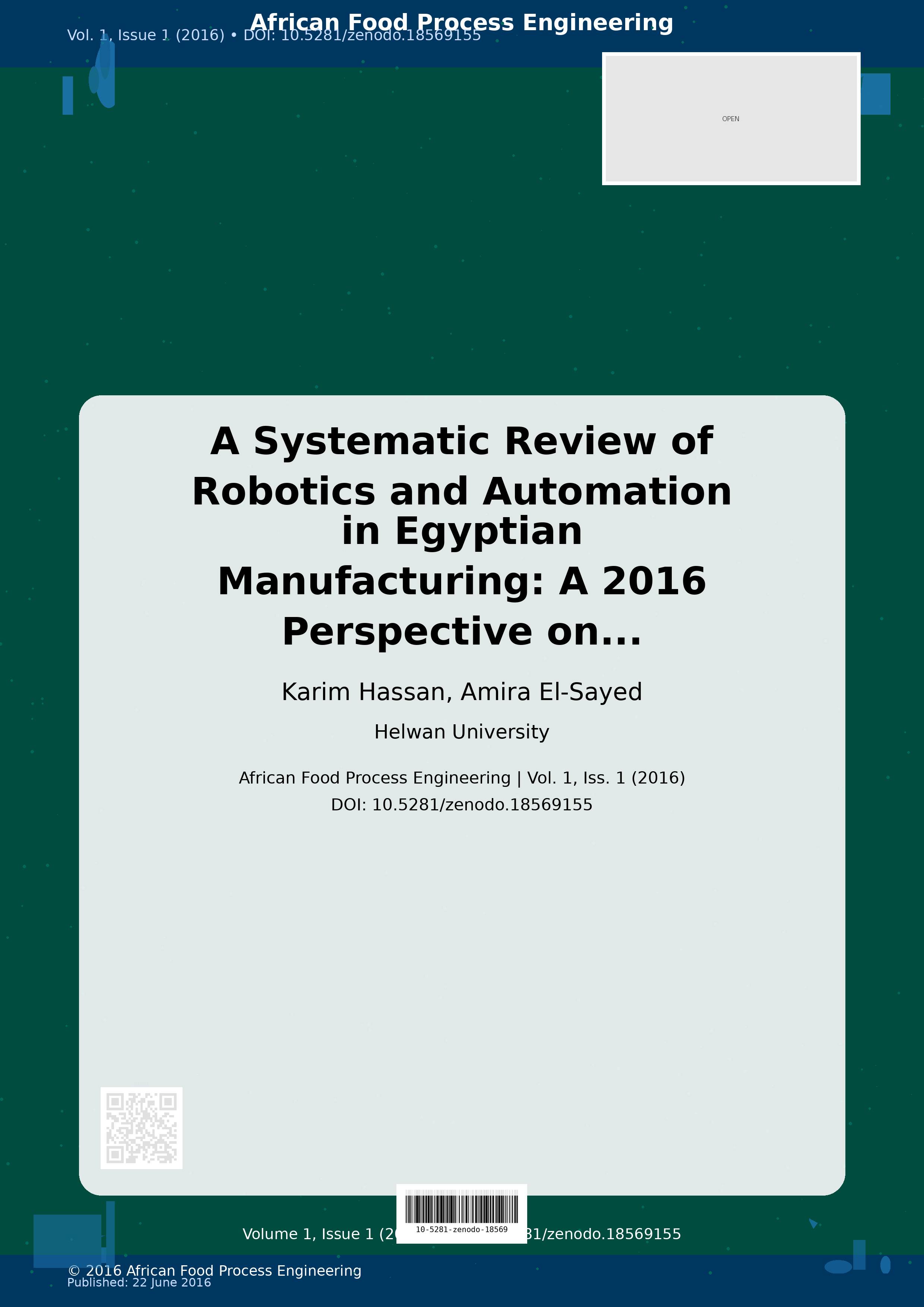 Cover image for: A Systematic Review of Robotics and Automation in Egyptian M