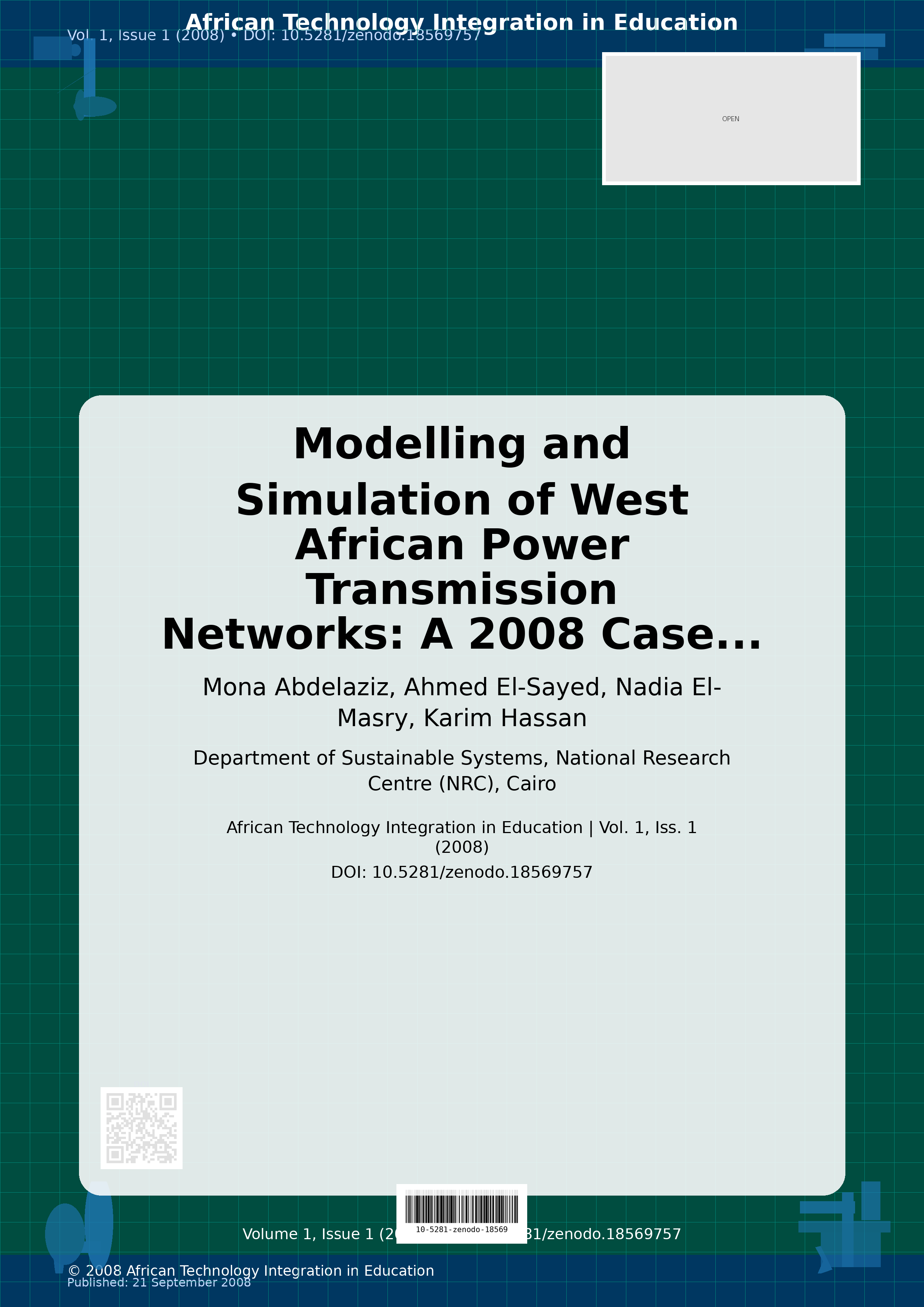 Cover image for: Modelling and Simulation of West African Power Transmission 