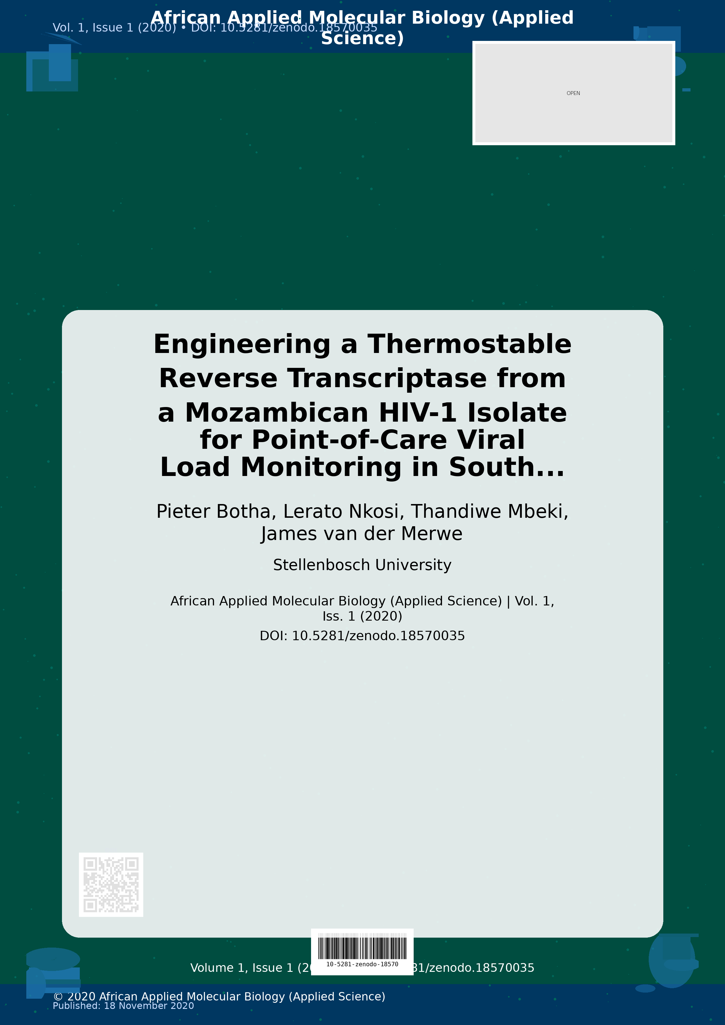 Cover image for: Engineering a Thermostable Reverse Transcriptase from a Moza