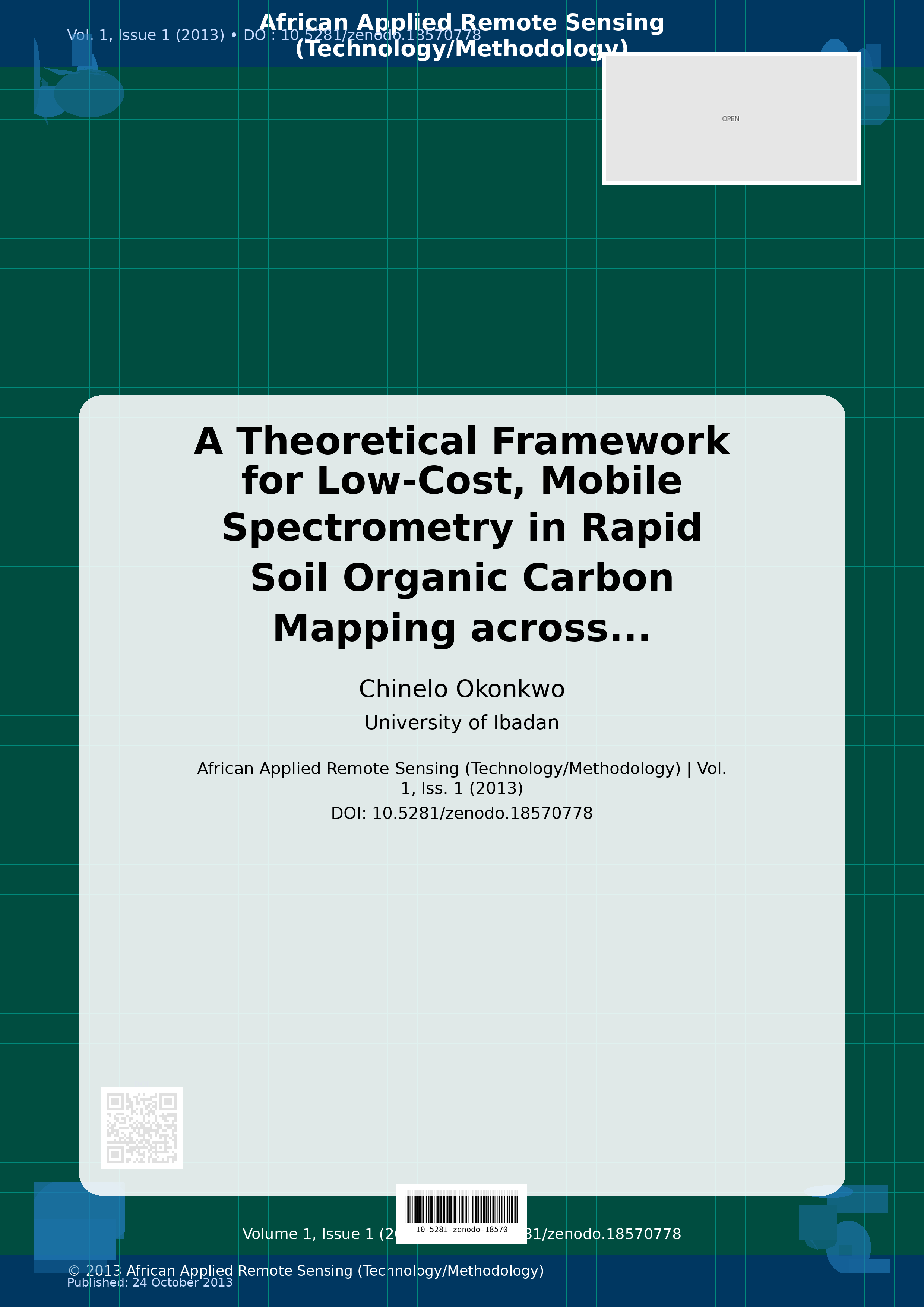 Cover image for: A Theoretical Framework for Low-Cost, Mobile Spectrometry in