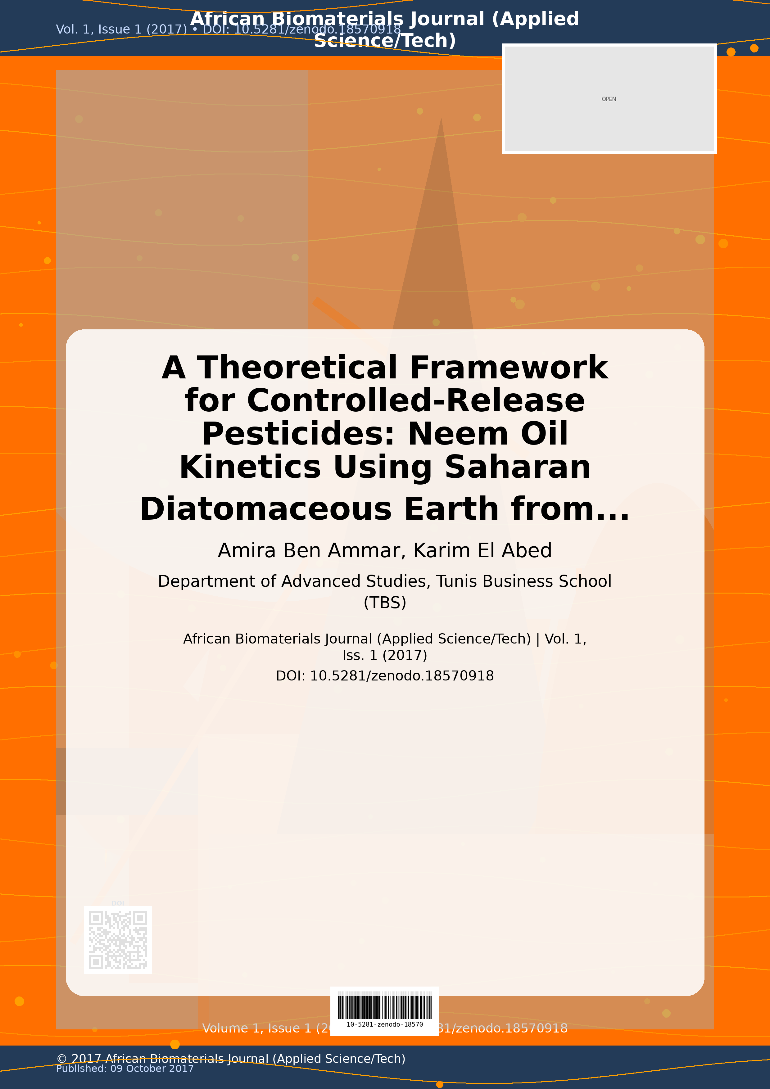 Cover image for: A Theoretical Framework for Controlled-Release Pesticides