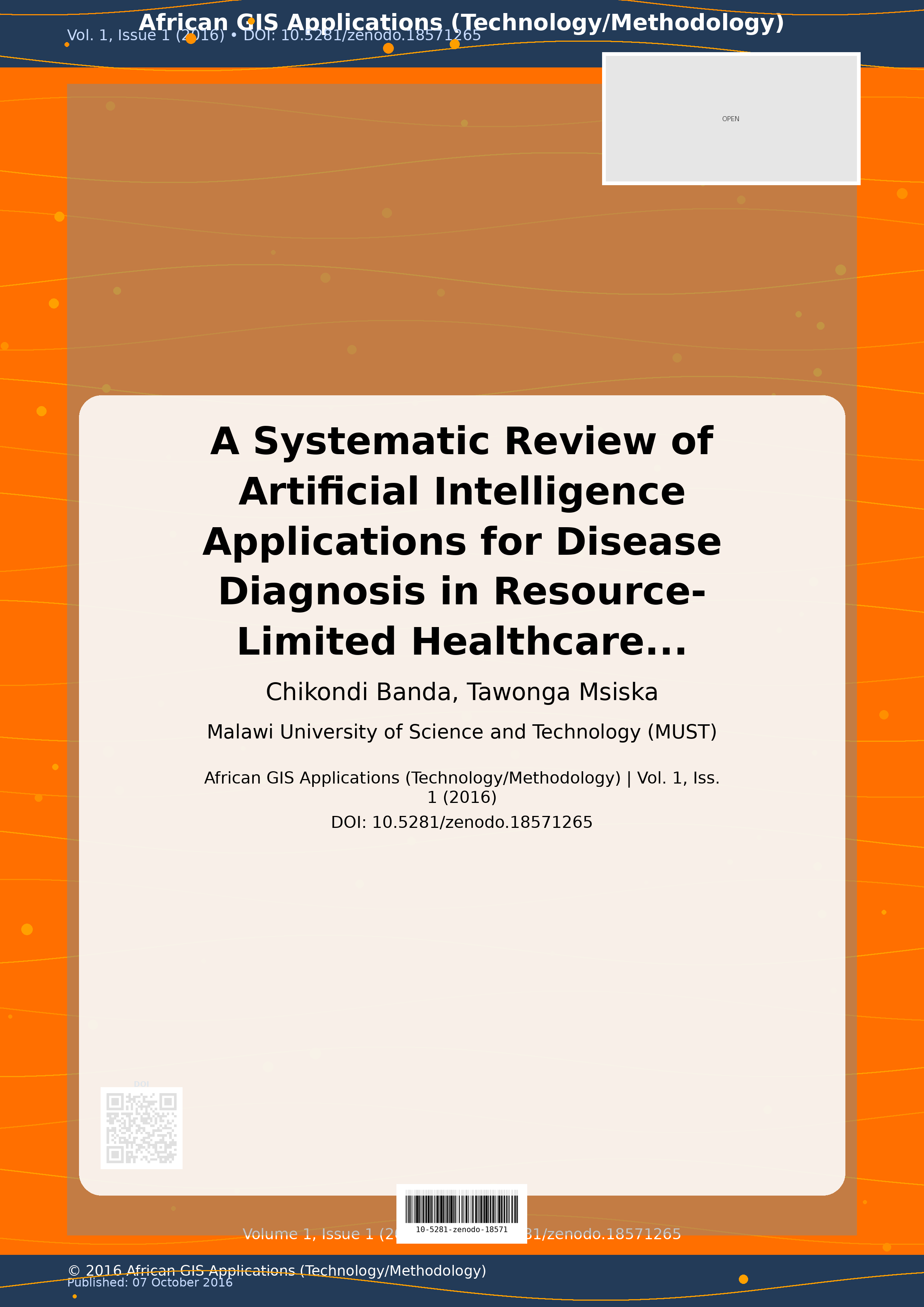 Cover image for: A Systematic Review of Artificial Intelligence Applications 