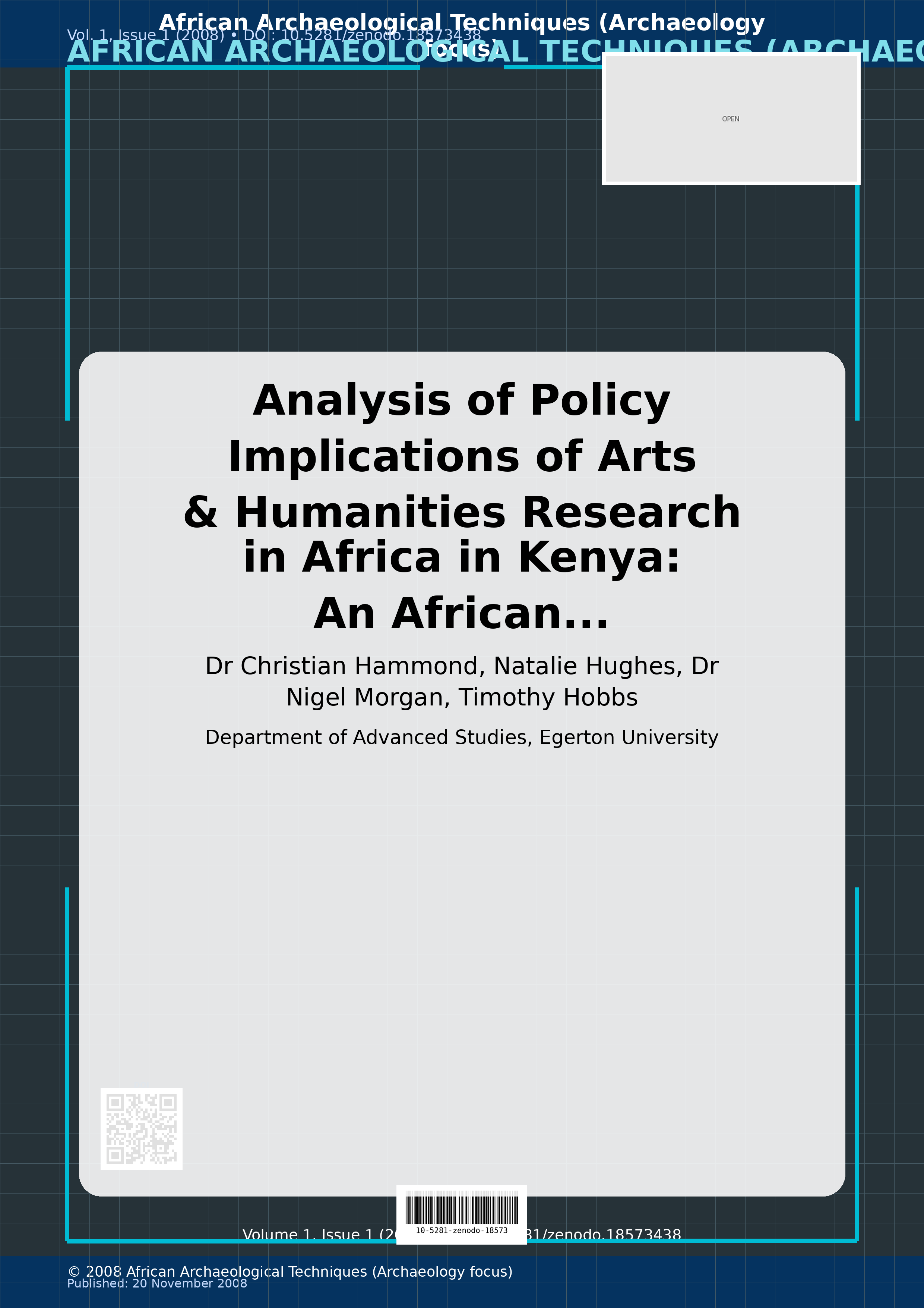 Cover image for: Analysis of Policy Implications of Arts & Humanities Researc