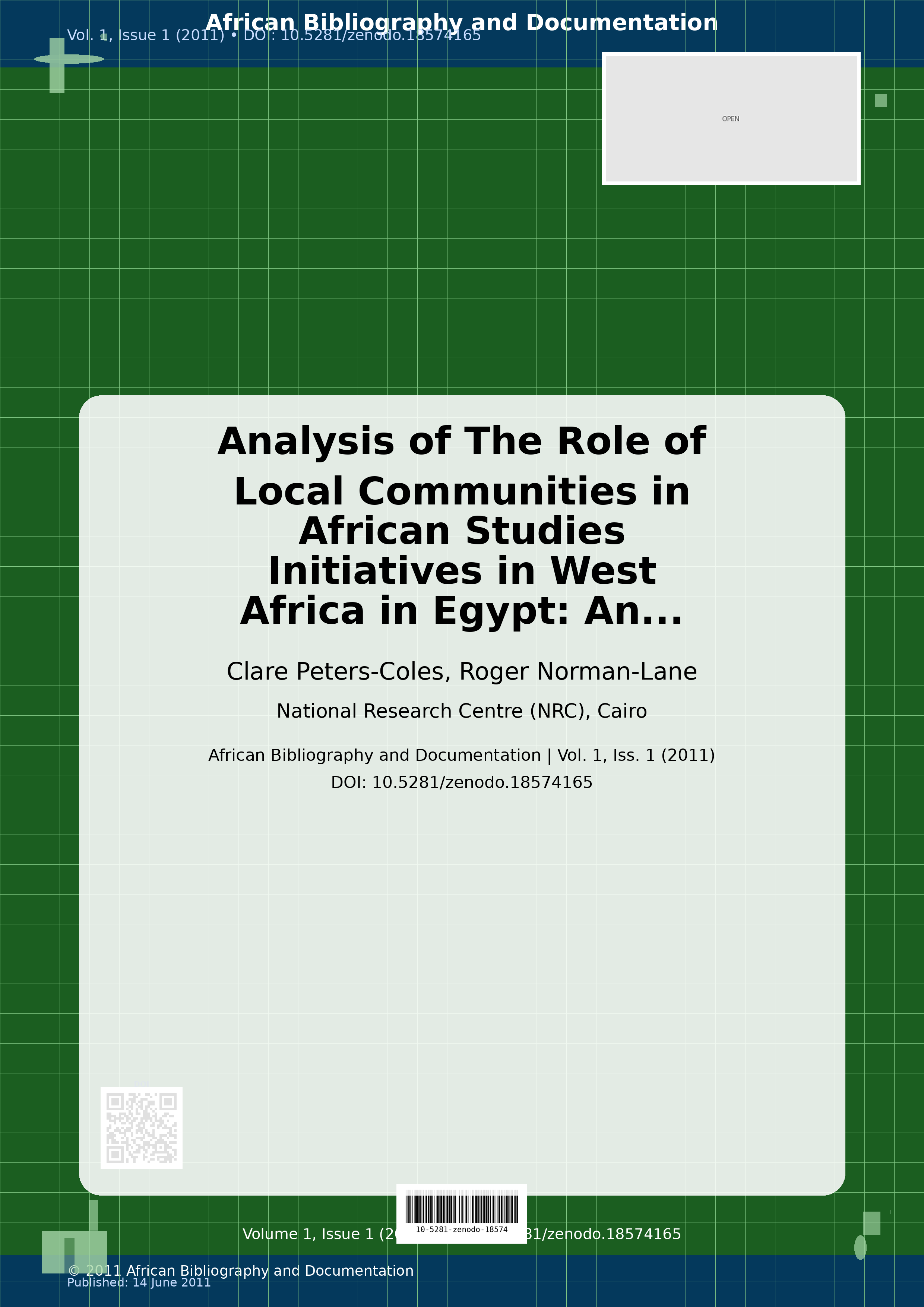 Cover image for: Analysis of The Role of Local Communities in African Studies