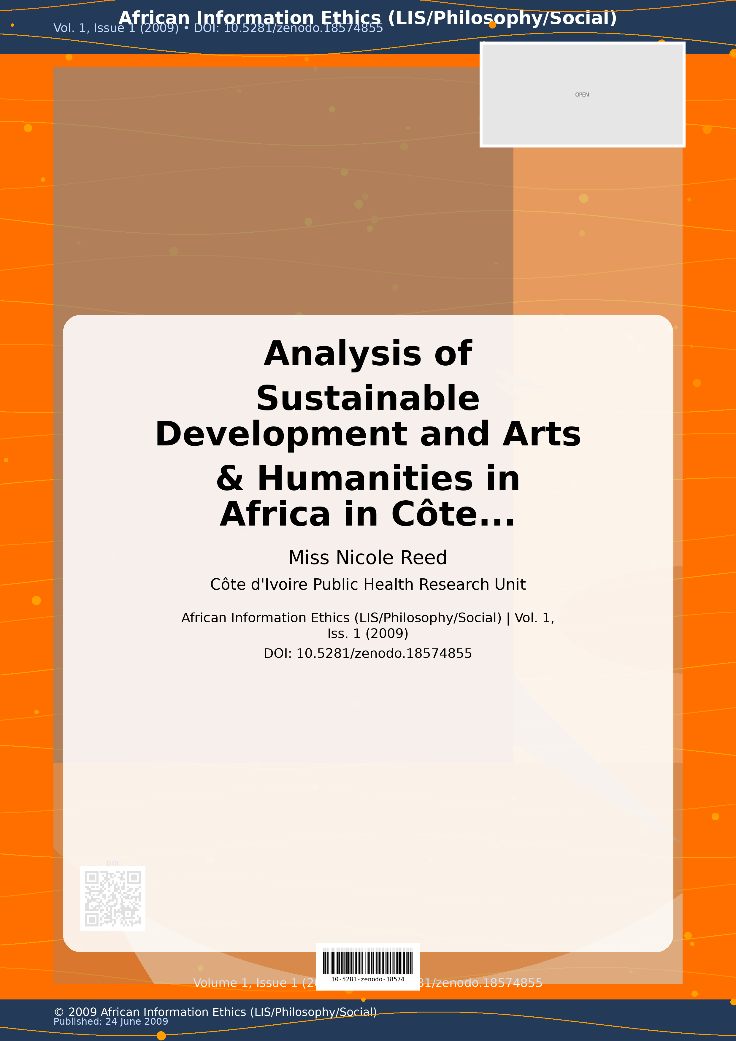 Cover image for: Analysis of Sustainable Development and Arts & Humanities in