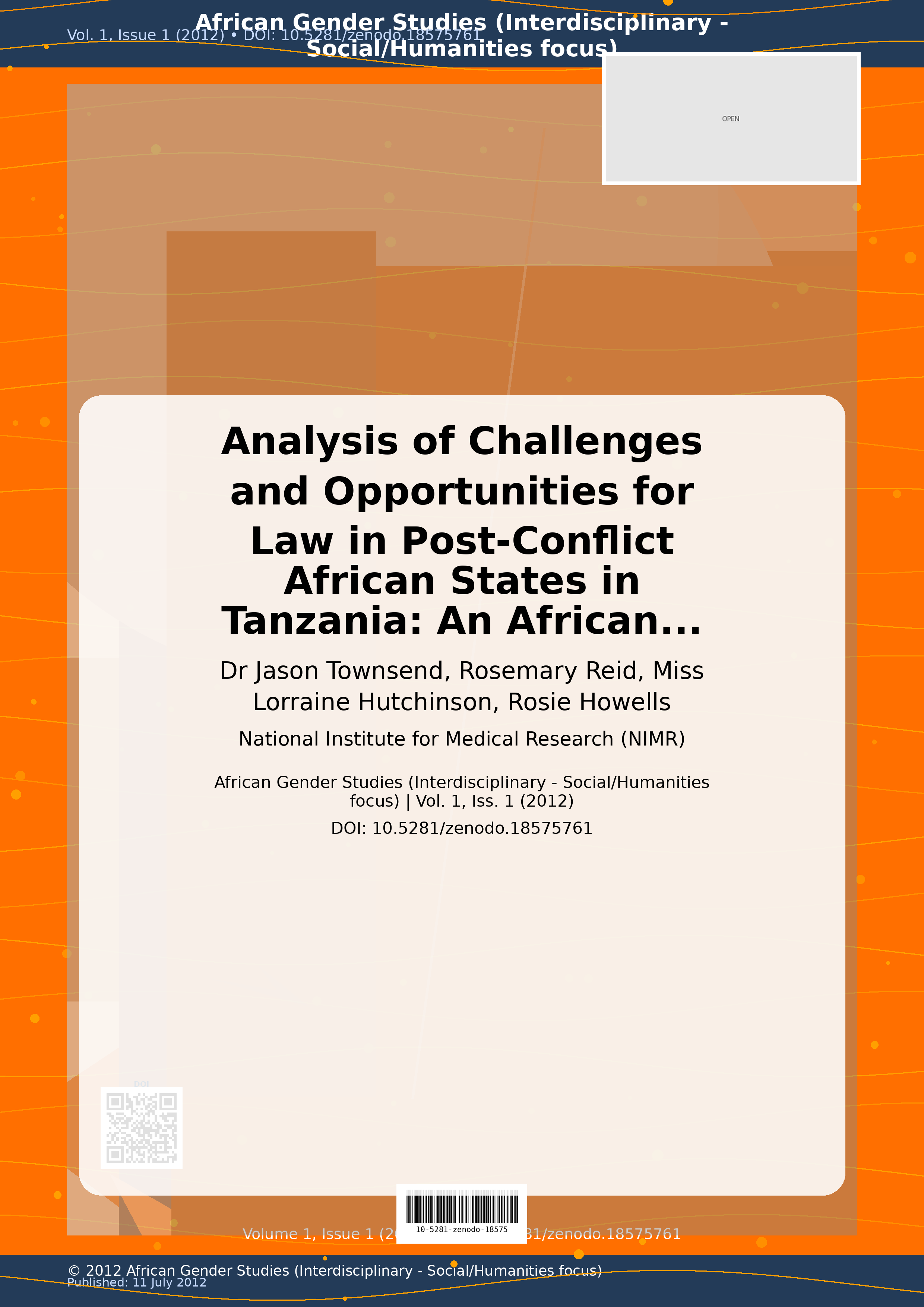 Cover image for: Analysis of Challenges and Opportunities for Law in Post-Con
