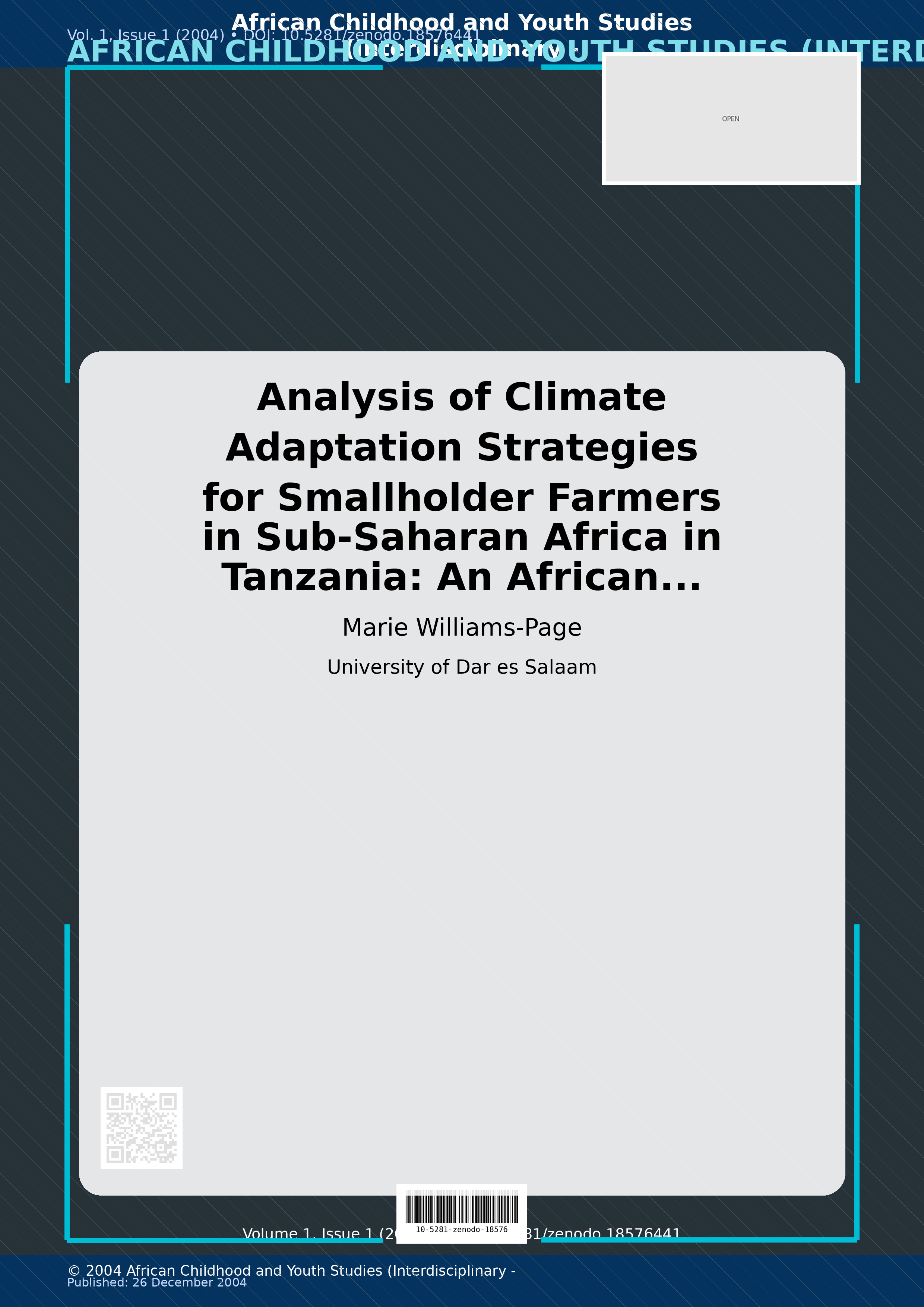Cover image for: Analysis of Climate Adaptation Strategies for Smallholder Fa