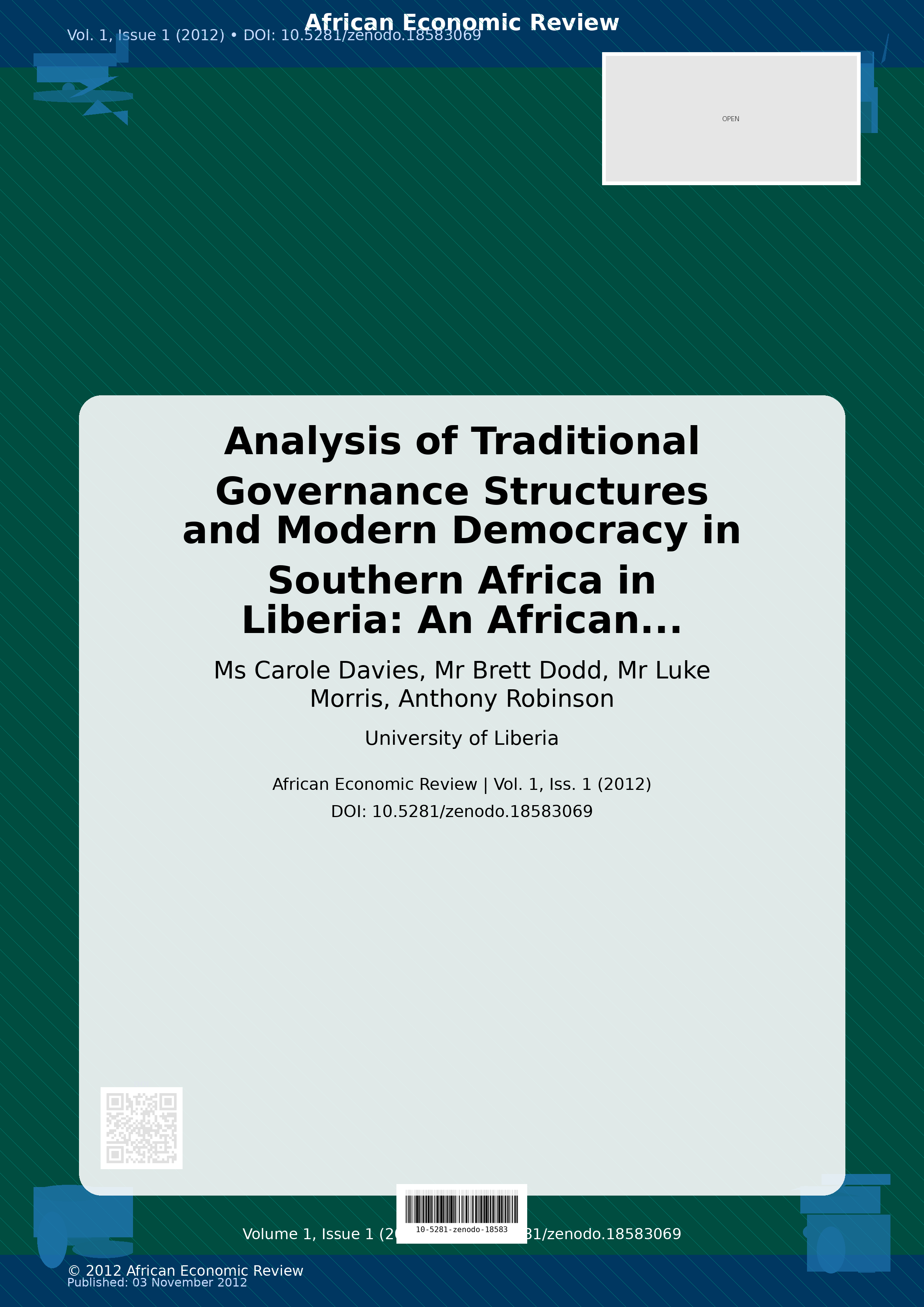 Cover image for: Analysis of Traditional Governance Structures and Modern Dem