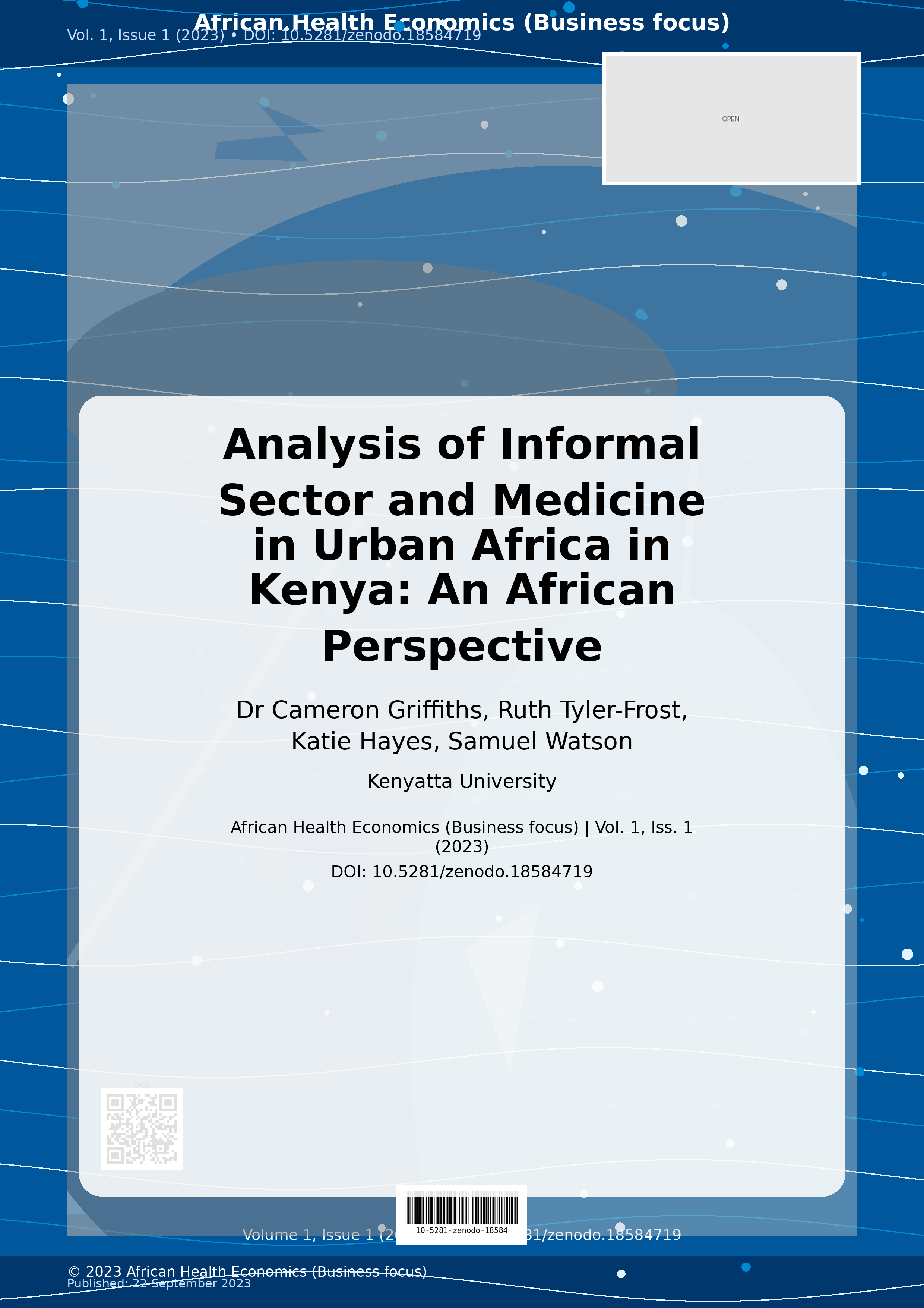 Cover image for: Analysis of Informal Sector and Medicine in Urban Africa in 