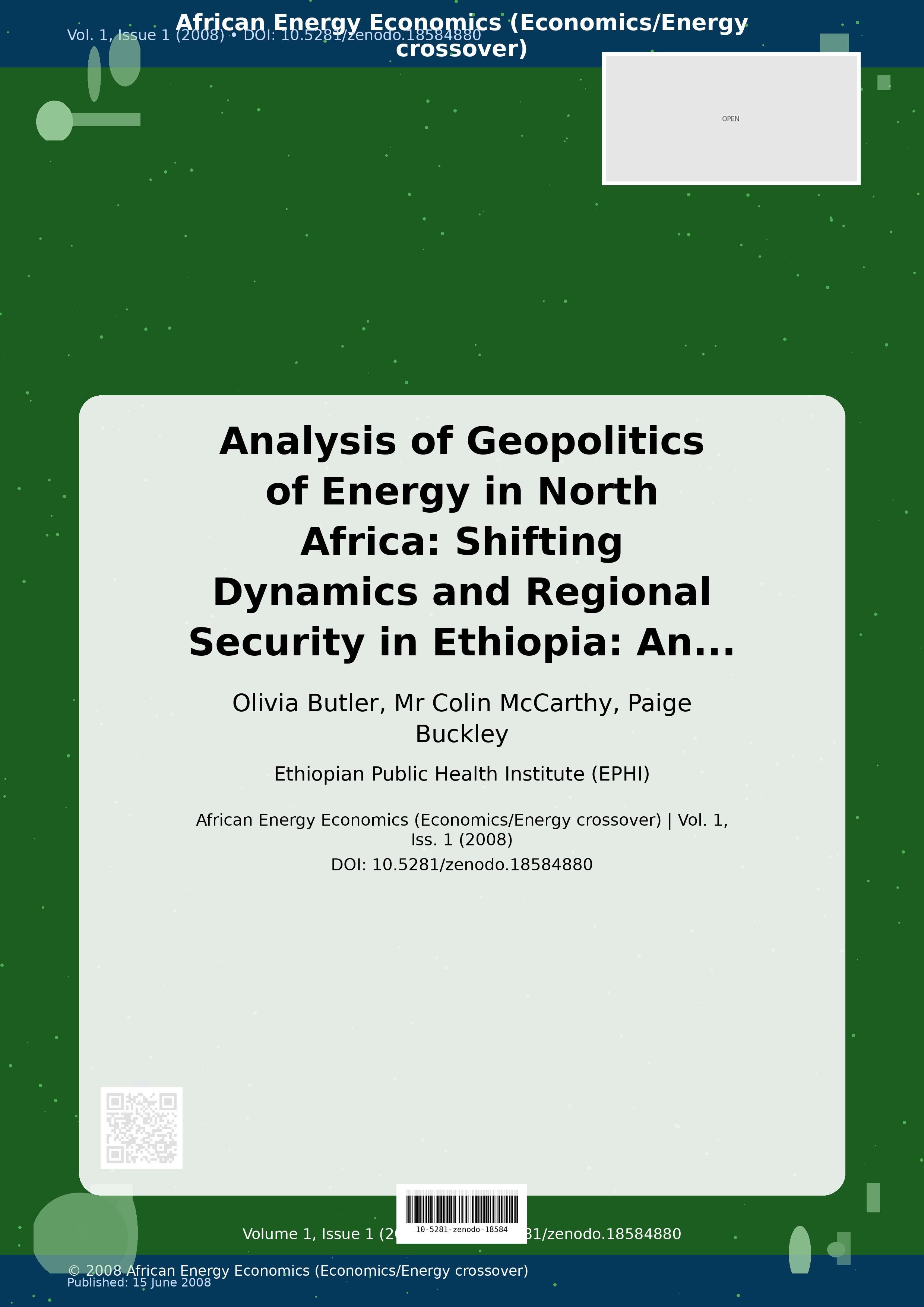Cover image for: Analysis of Geopolitics of Energy in North Africa
