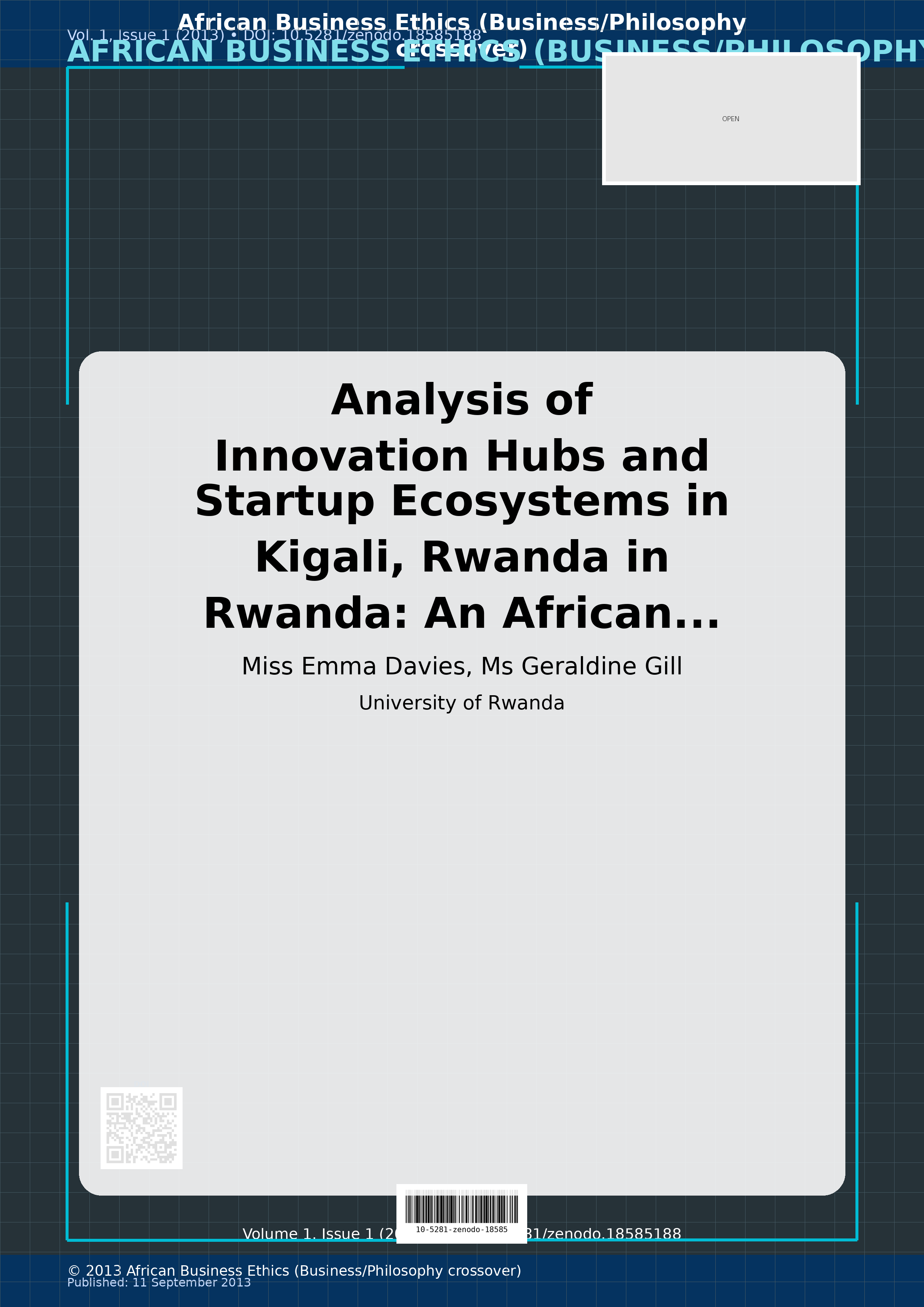 Cover image for: Analysis of Innovation Hubs and Startup Ecosystems in Kigali