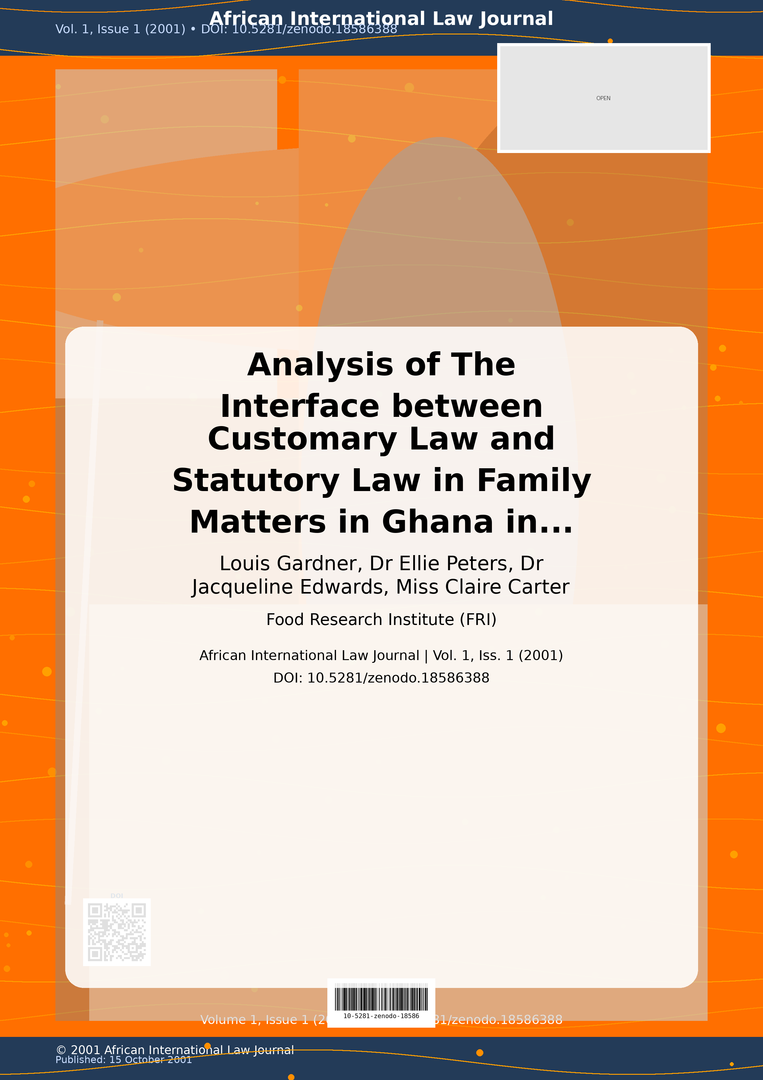 Cover image for: Analysis of The Interface between Customary Law and Statutor