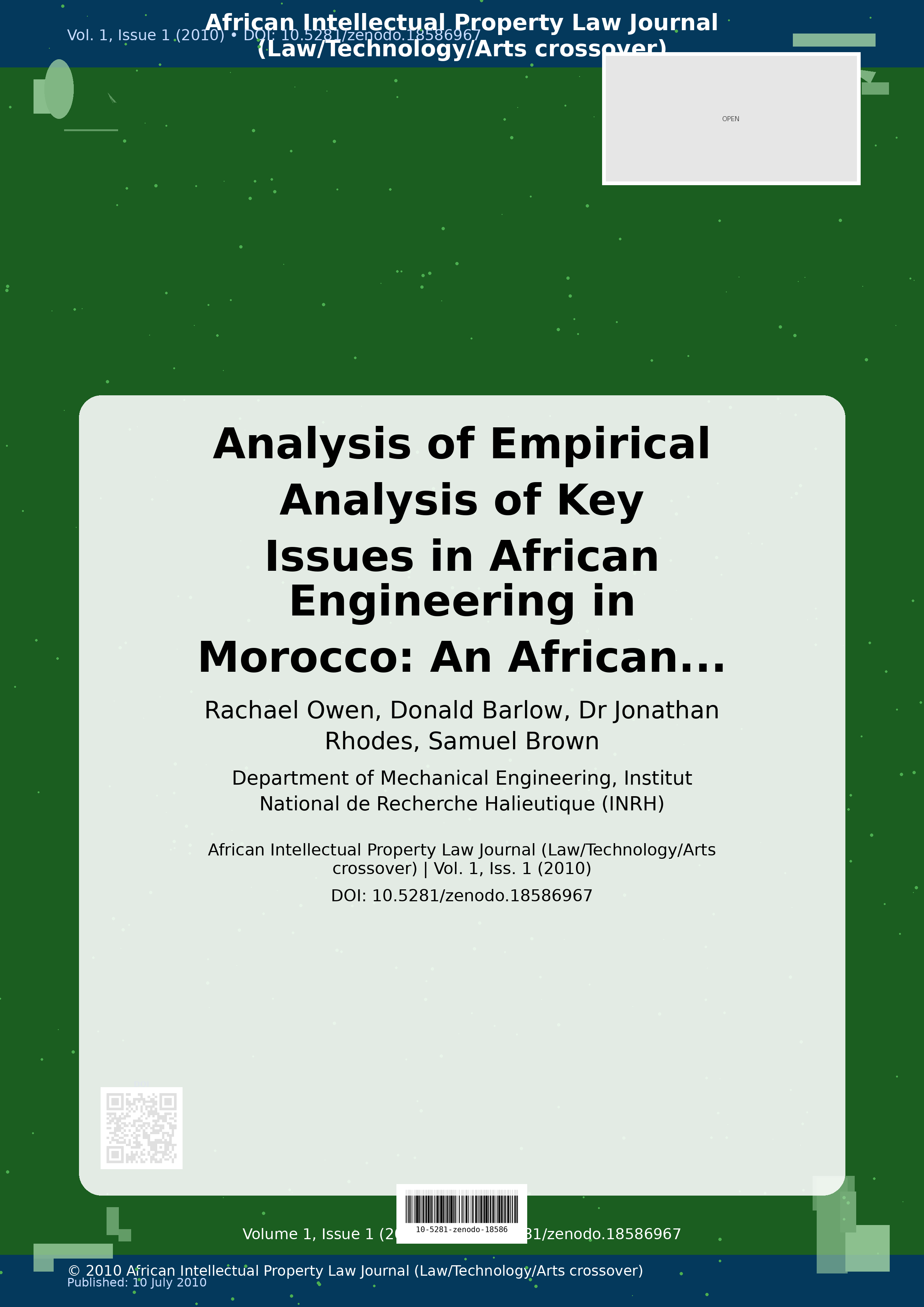 Cover image for: Analysis of Empirical Analysis of Key Issues in African Engi