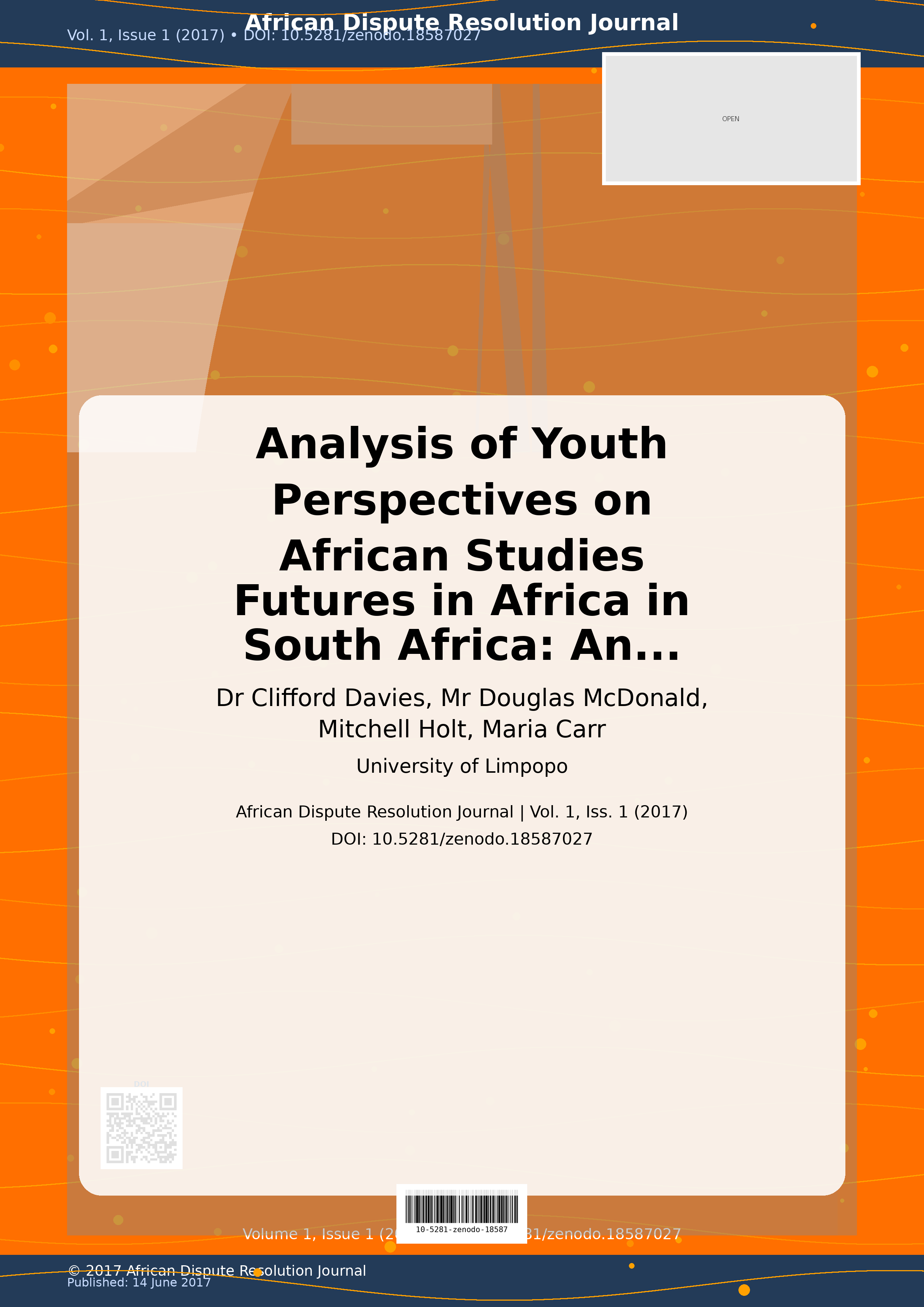 Cover image for: Analysis of Youth Perspectives on African Studies Futures in