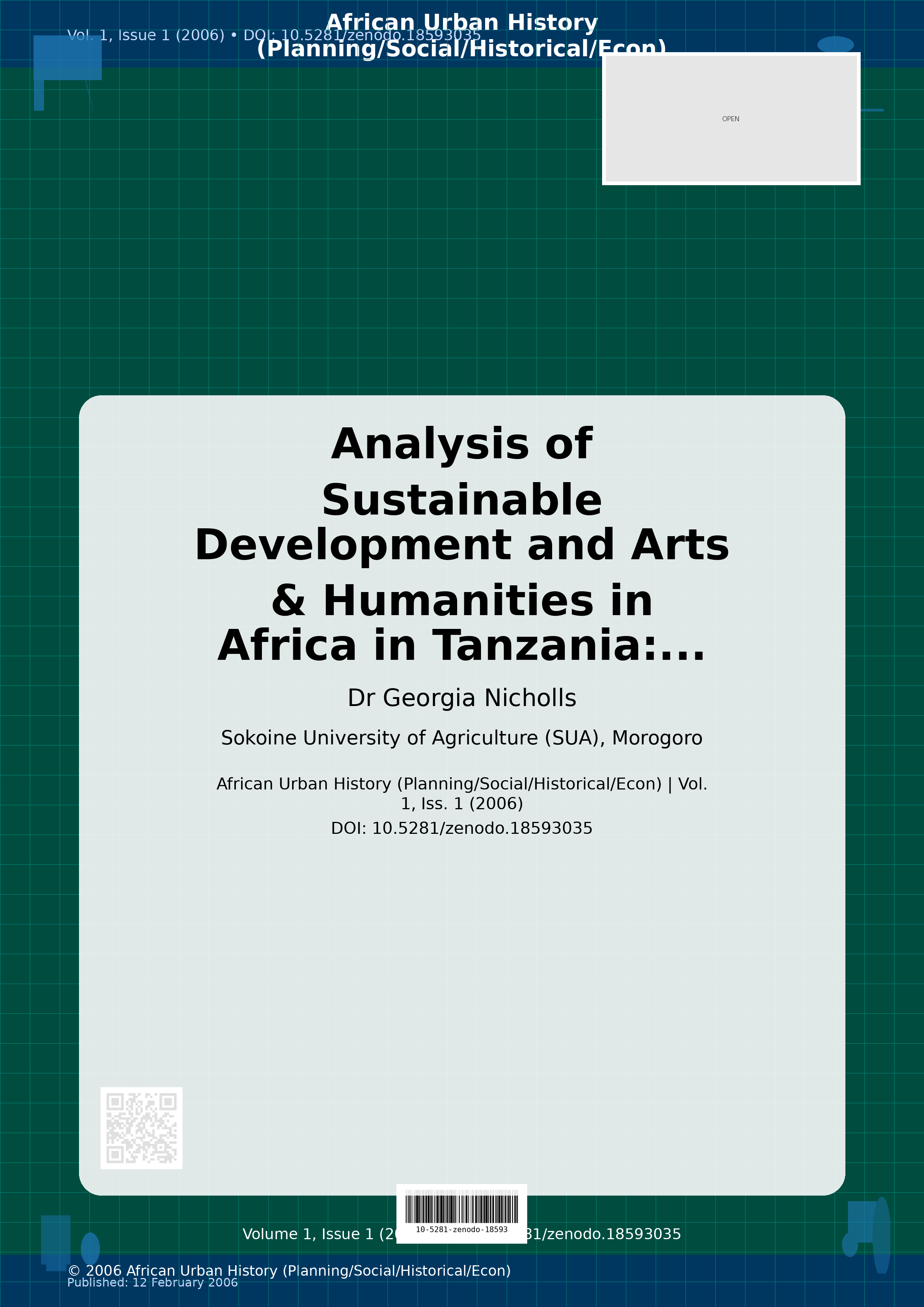 Cover image for: Analysis of Sustainable Development and Arts & Humanities in