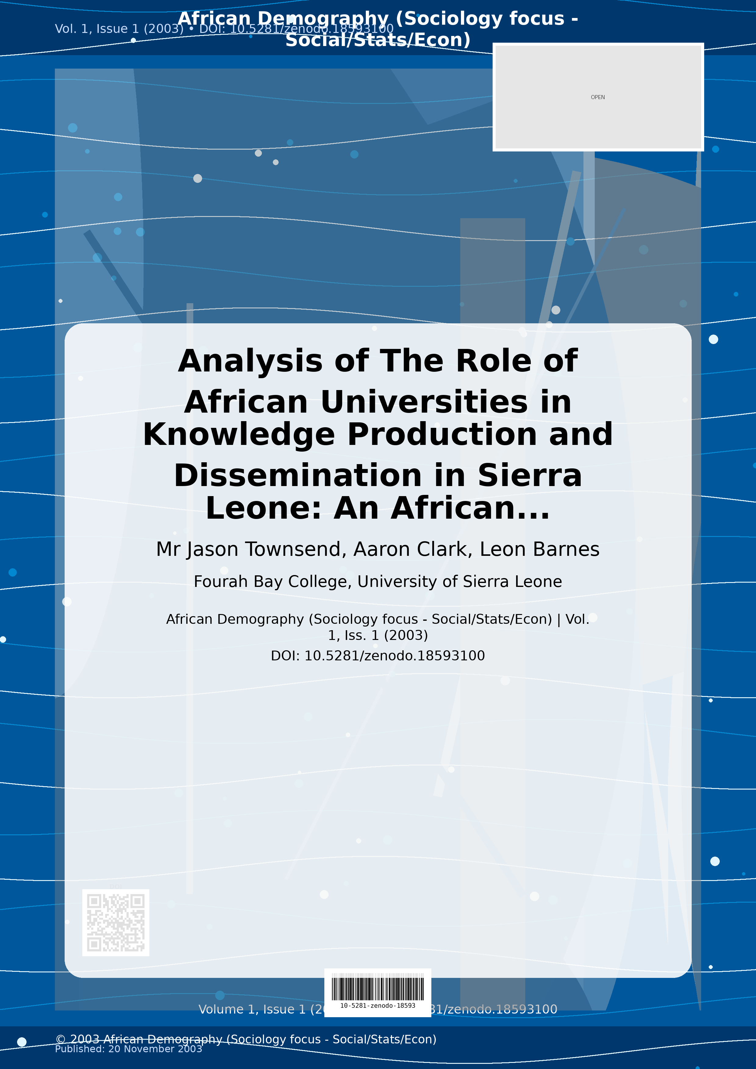 Cover image for: Analysis of The Role of African Universities in Knowledge Pr