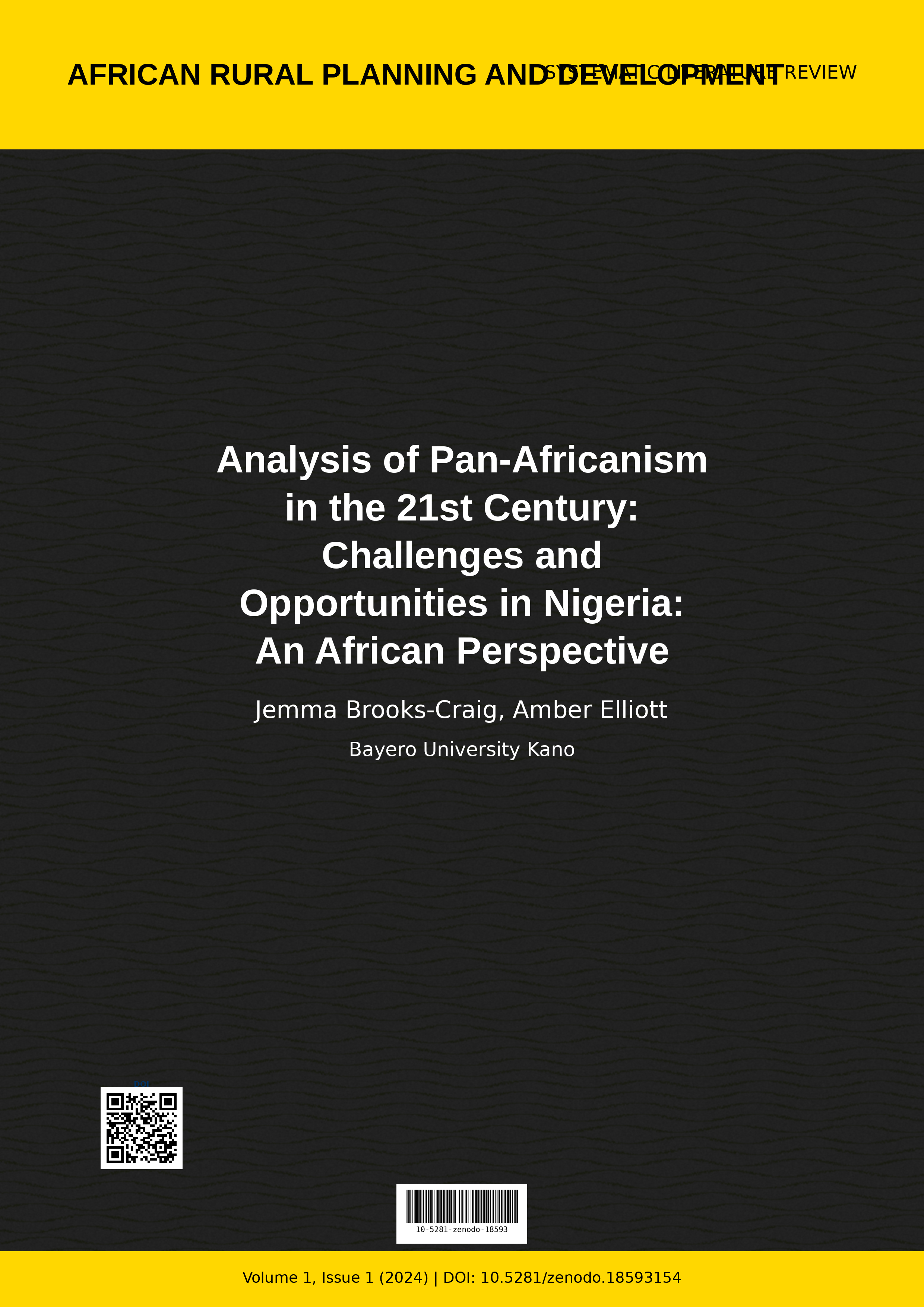 Cover image for: Analysis of Pan-Africanism in the 21st Century