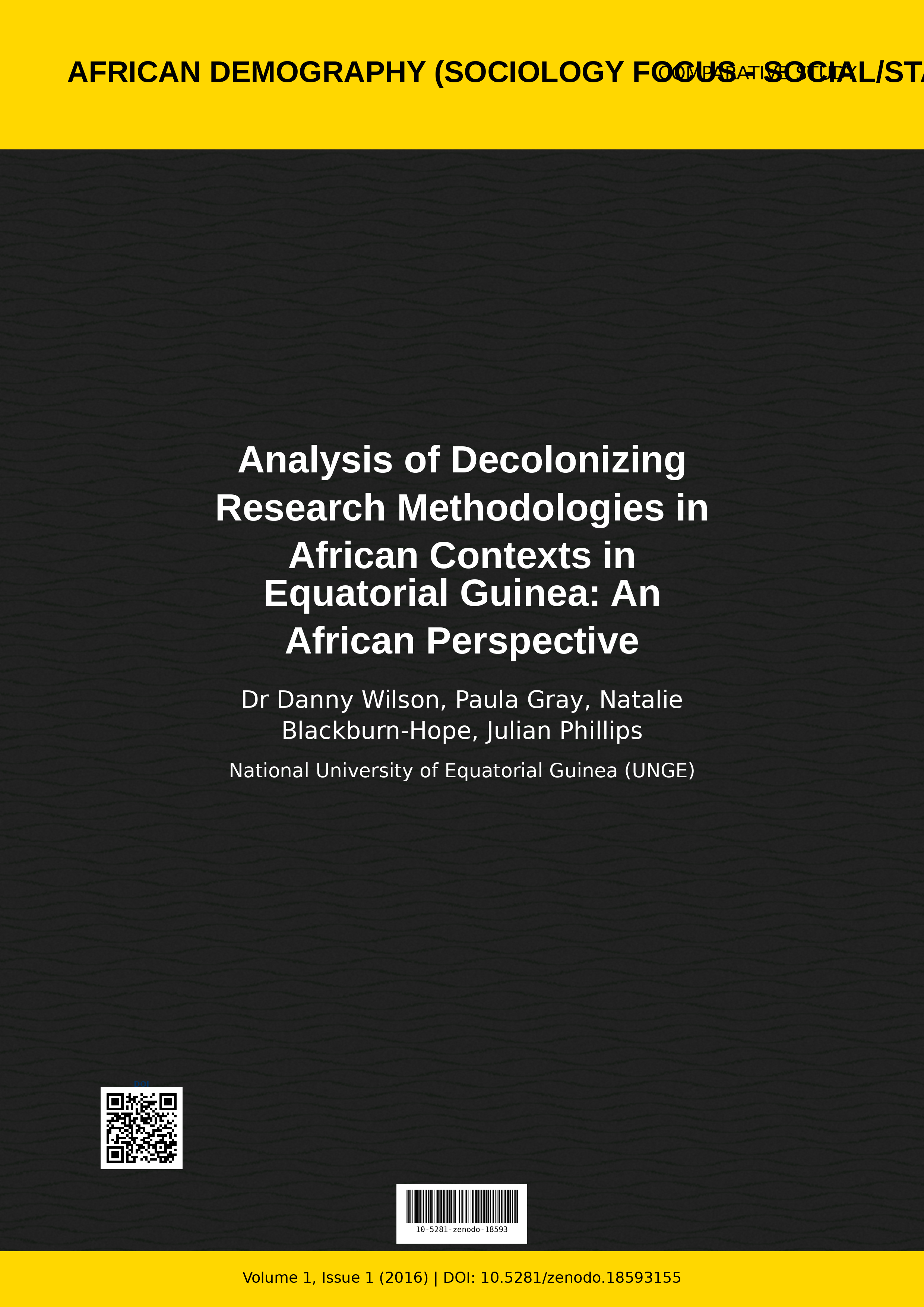 Cover image for: Analysis of Decolonizing Research Methodologies in African C