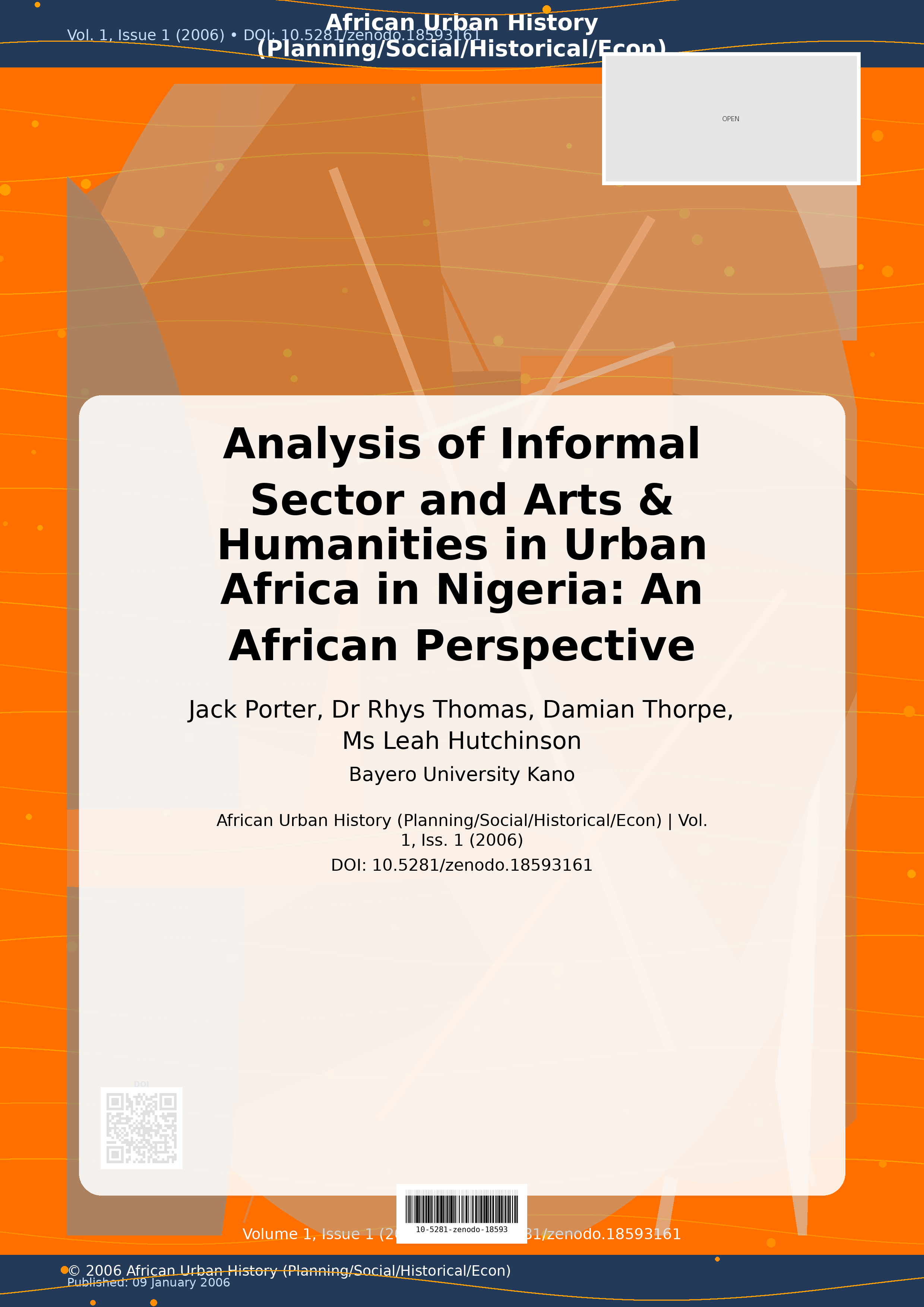 Cover image for: Analysis of Informal Sector and Arts & Humanities in Urban A