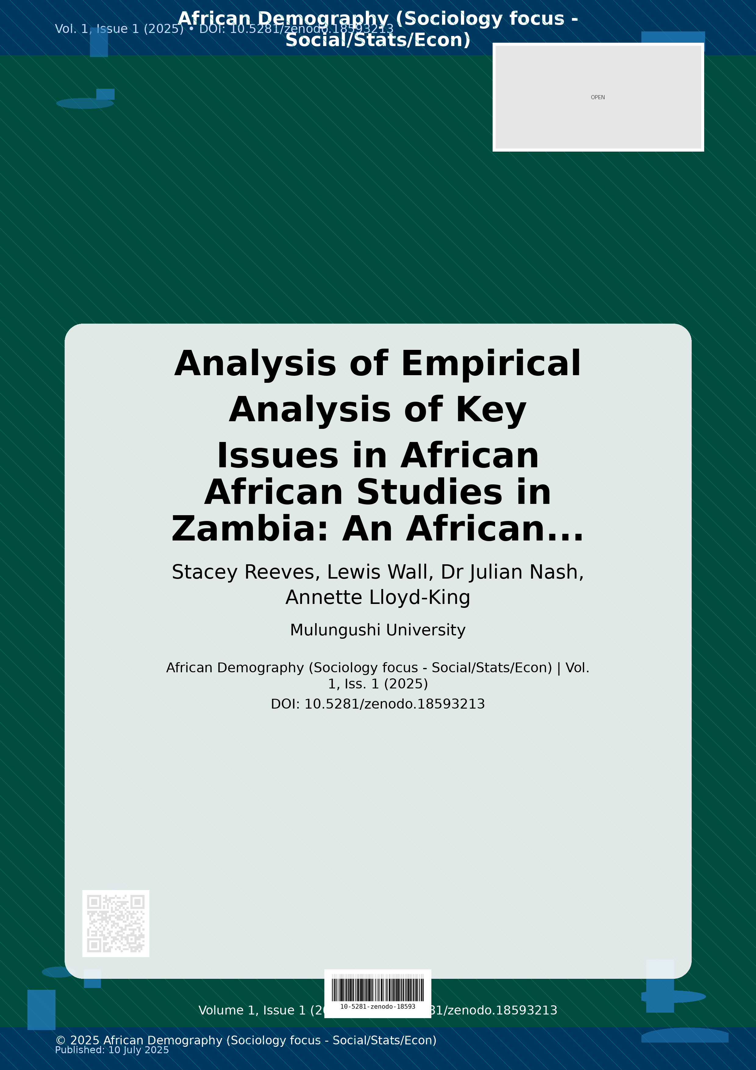 Cover image for: Analysis of Empirical Analysis of Key Issues in African Afri