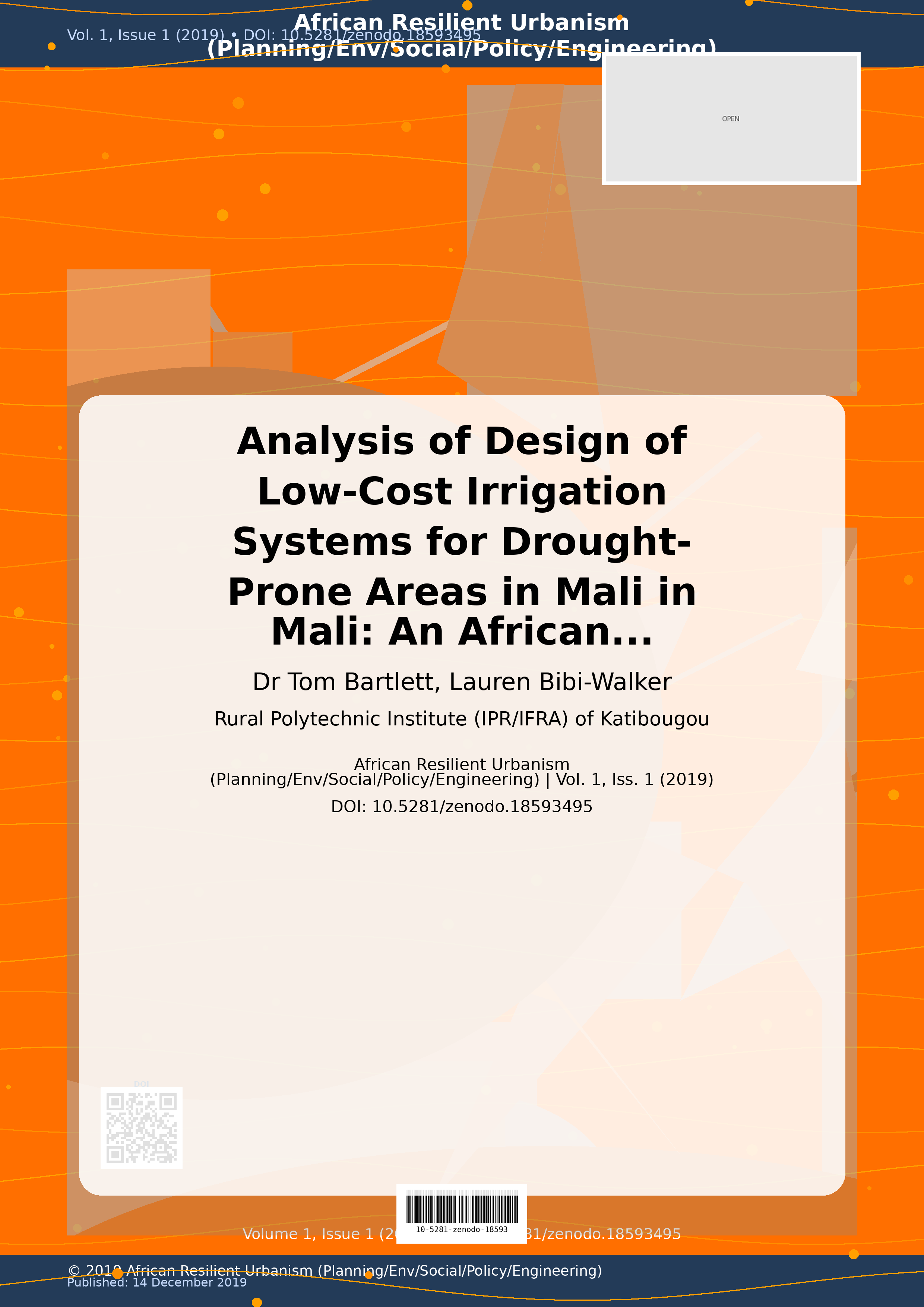 Cover image for: Analysis of Design of Low-Cost Irrigation Systems for Drough