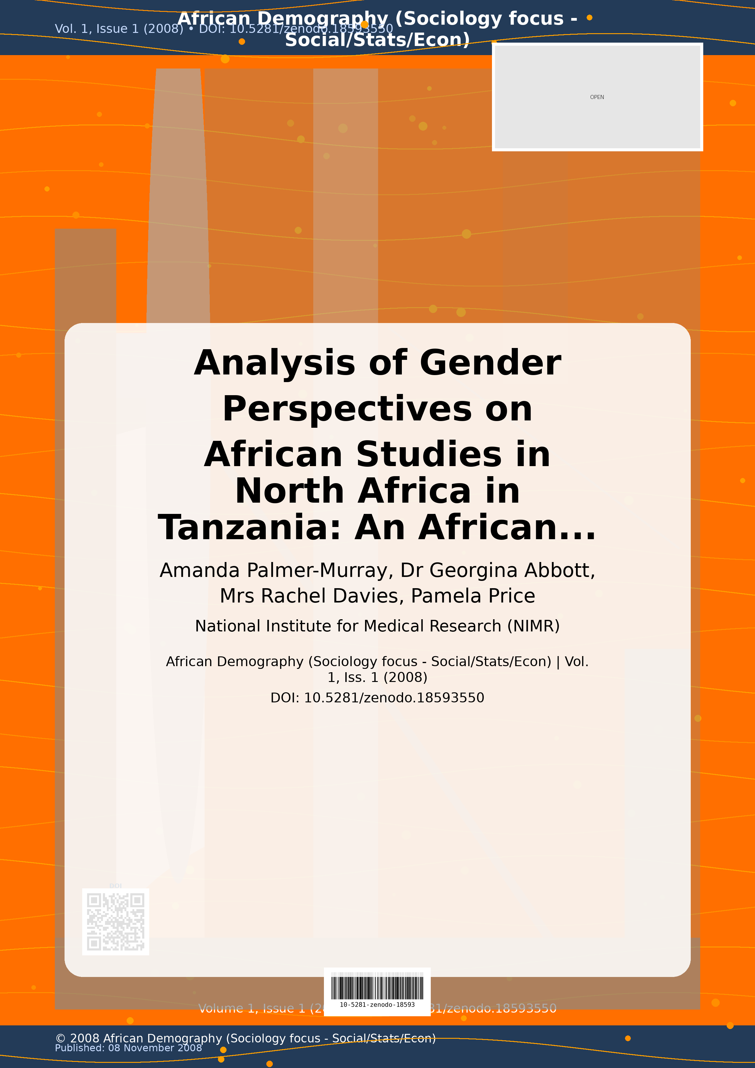Cover image for: Analysis of Gender Perspectives on African Studies in North 