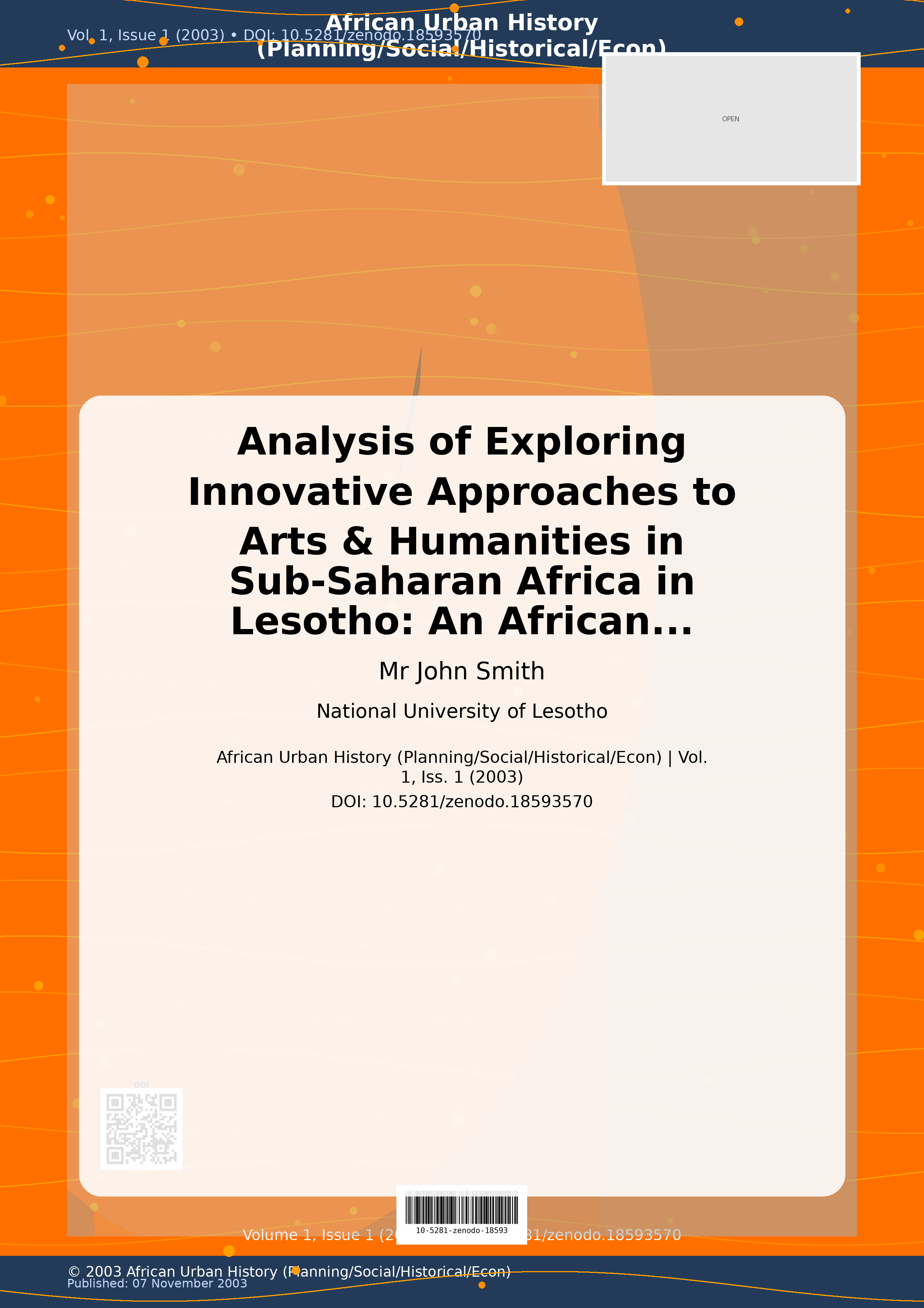 Cover image for: Analysis of Exploring Innovative Approaches to Arts & Humani