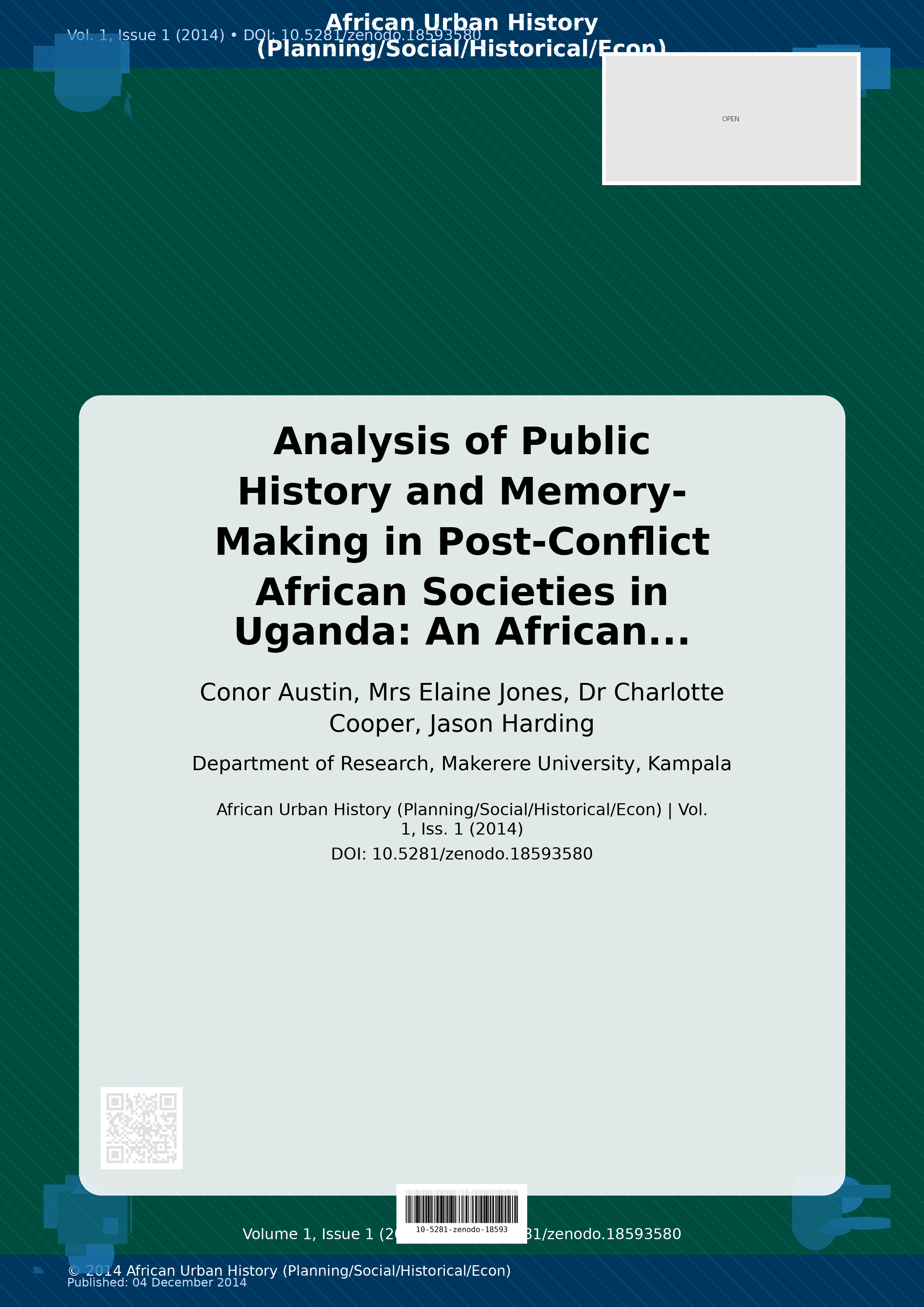 Cover image for: Analysis of Public History and Memory-Making in Post-Conflic