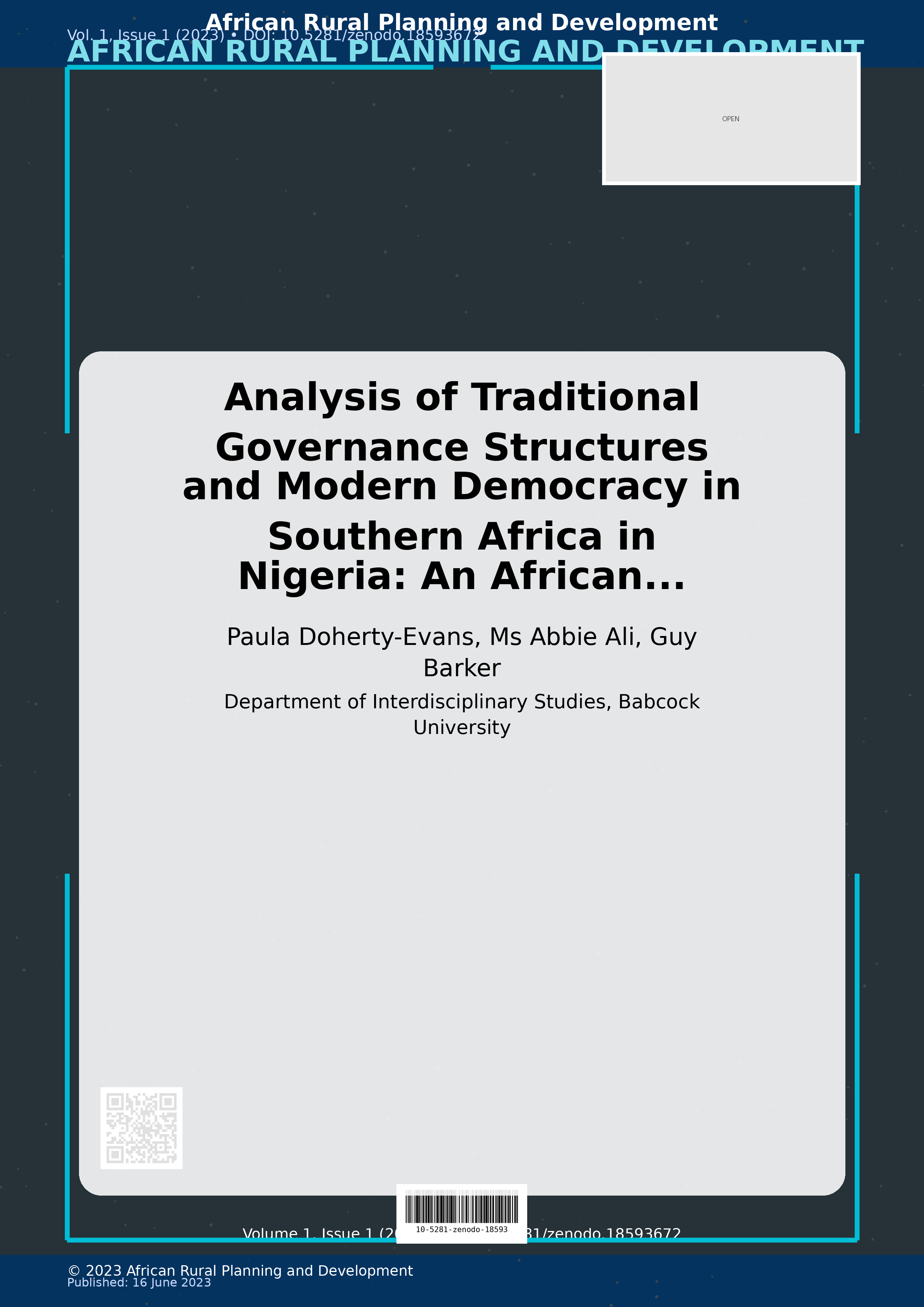 Cover image for: Analysis of Traditional Governance Structures and Modern Dem