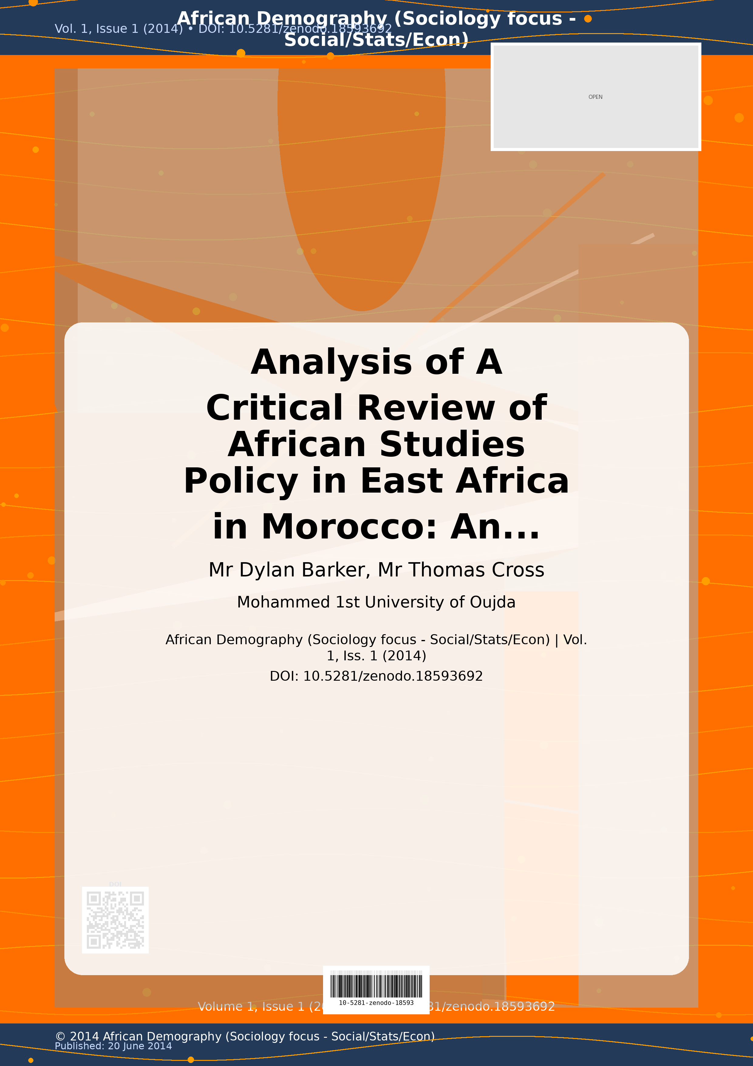 Cover image for: Analysis of A Critical Review of African Studies Policy in E