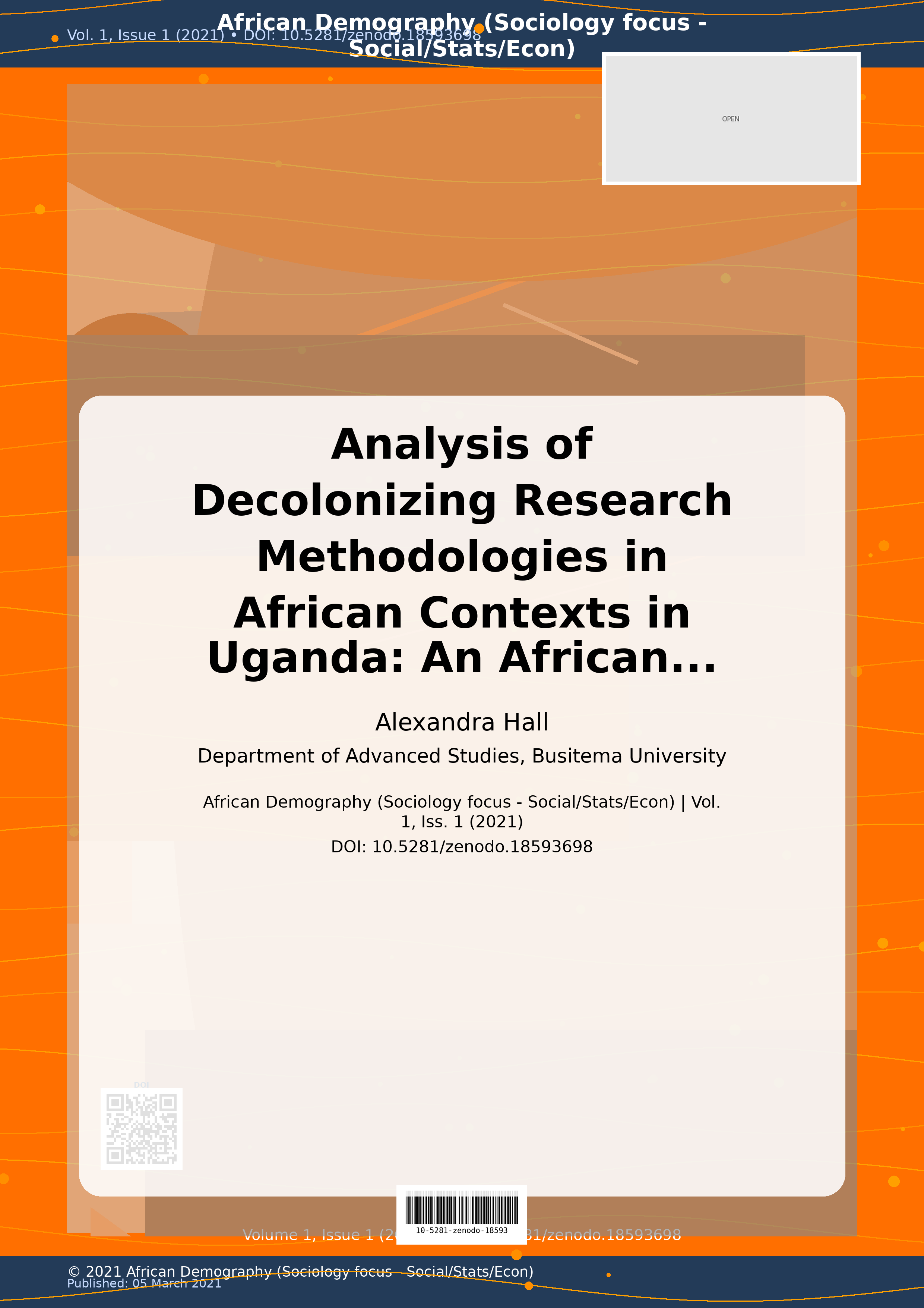 Cover image for: Analysis of Decolonizing Research Methodologies in African C