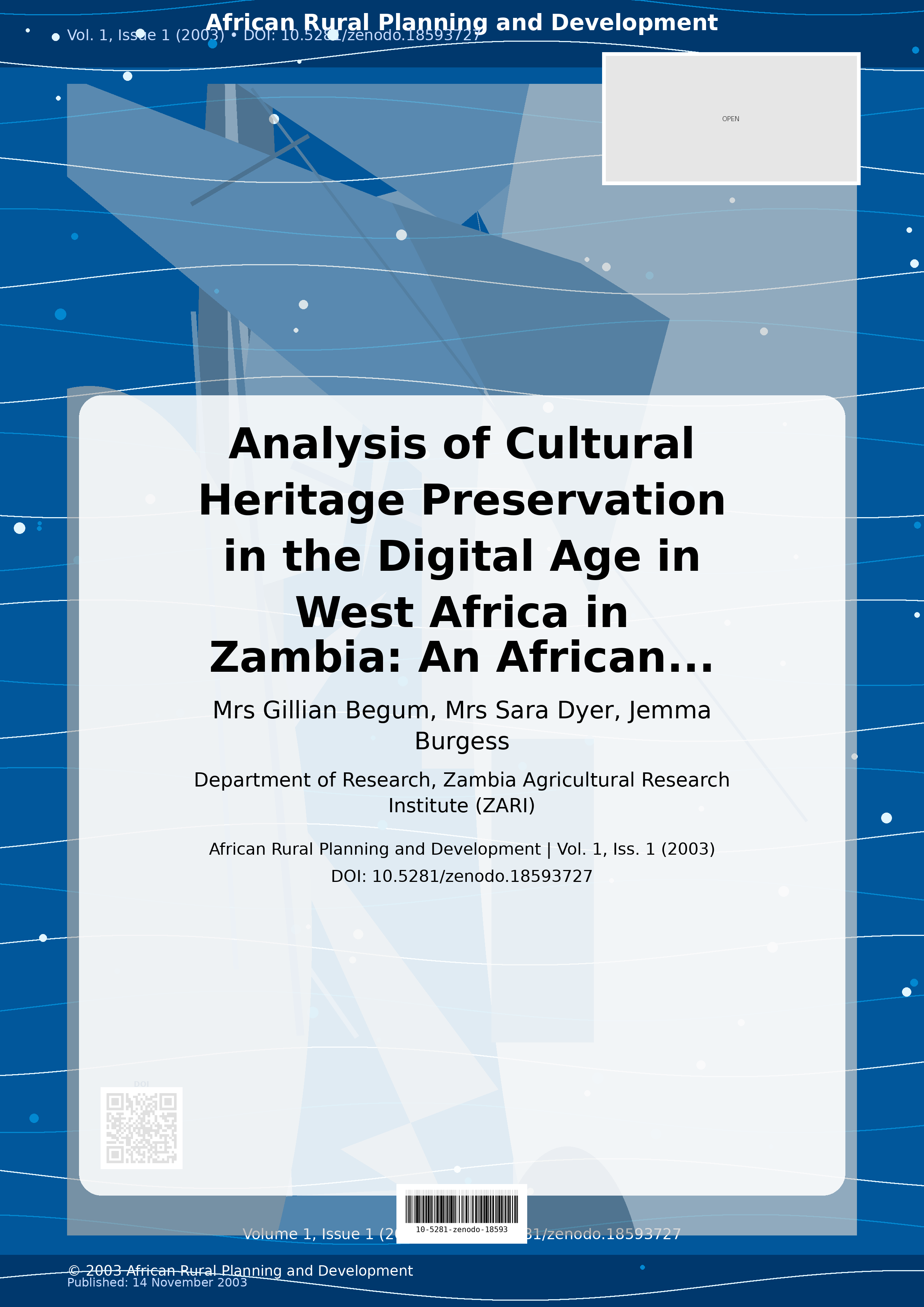 Cover image for: Analysis of Cultural Heritage Preservation in the Digital Ag