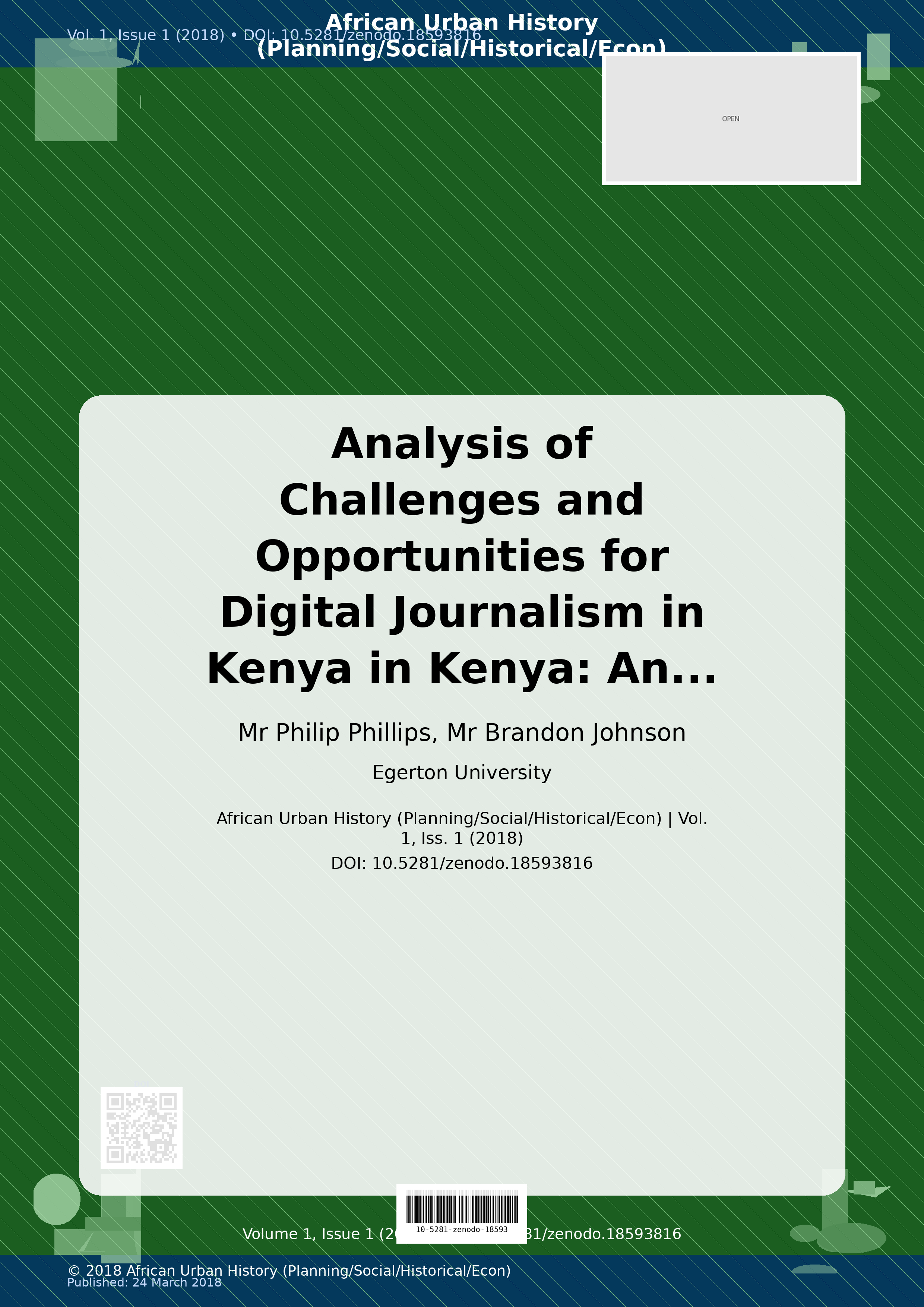 Cover image for: Analysis of Challenges and Opportunities for Digital Journal