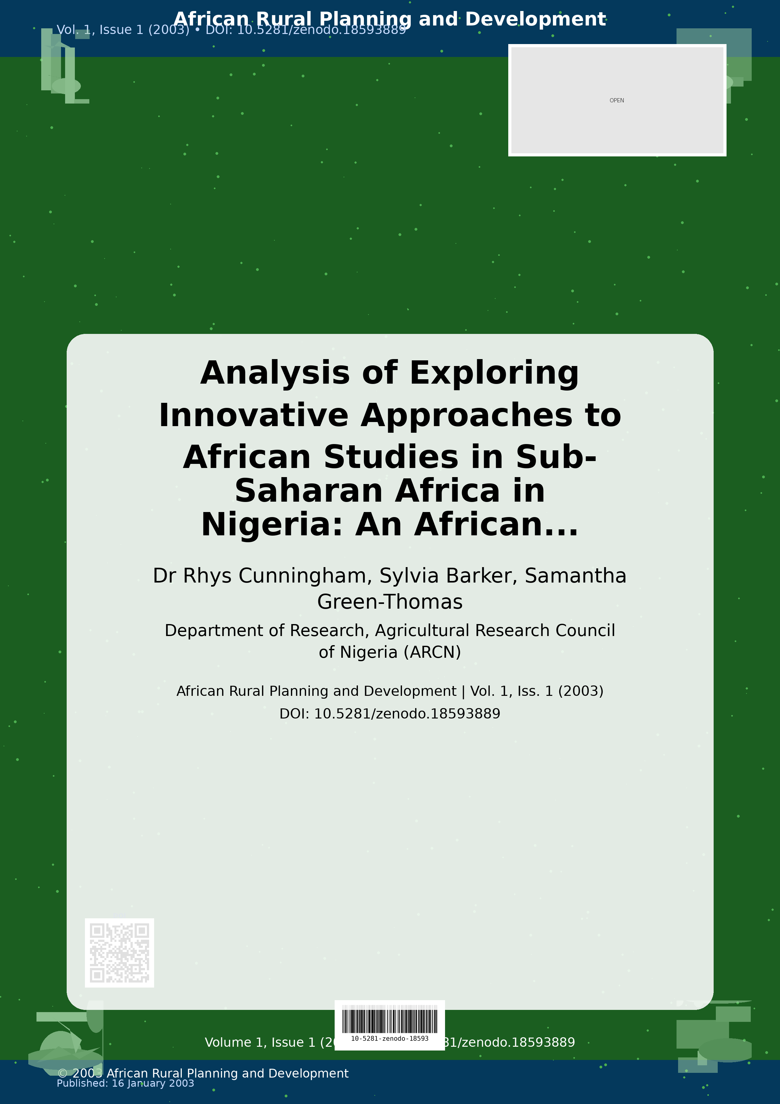 Cover image for: Analysis of Exploring Innovative Approaches to African Studi