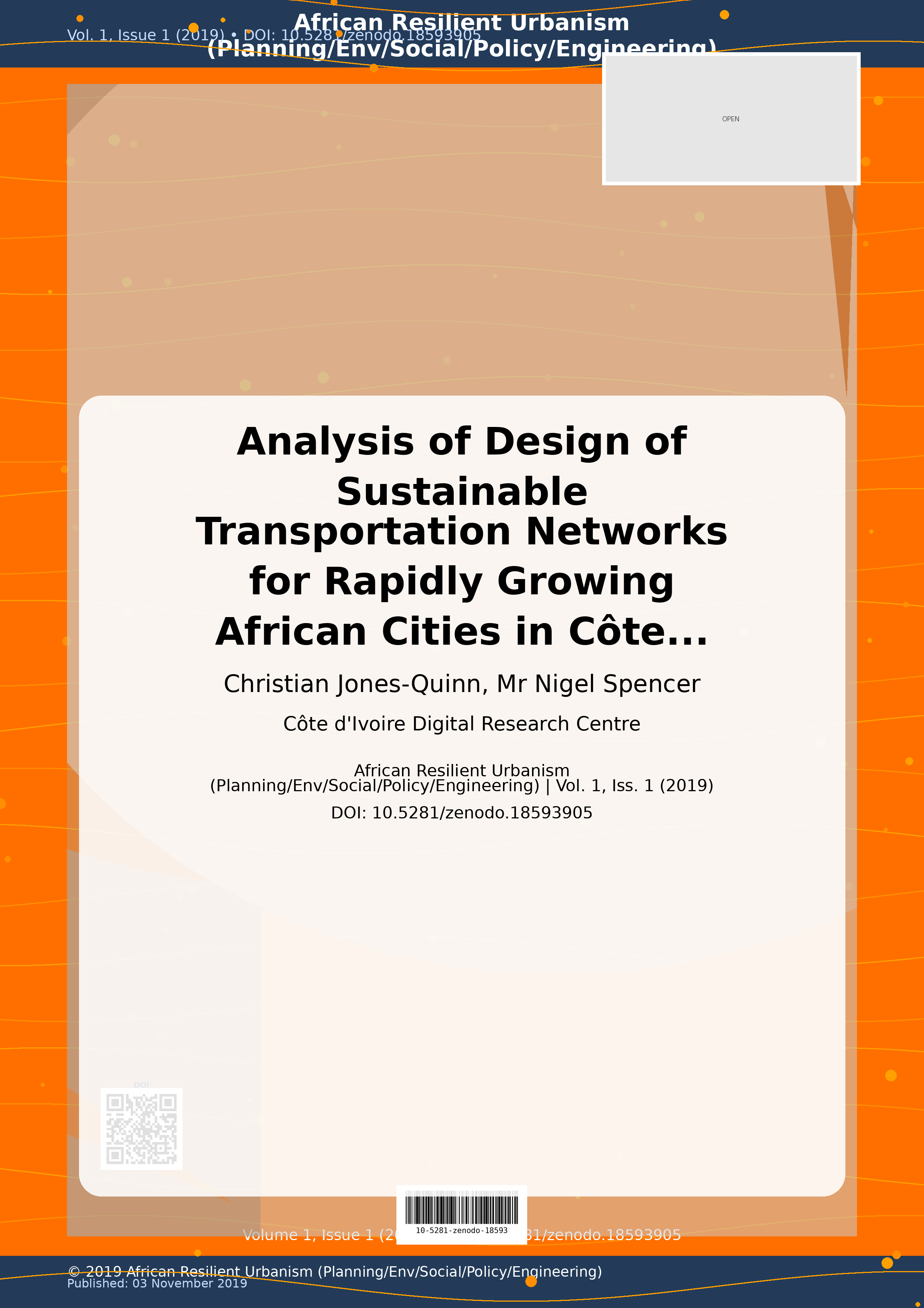 Cover image for: Analysis of Design of Sustainable Transportation Networks fo