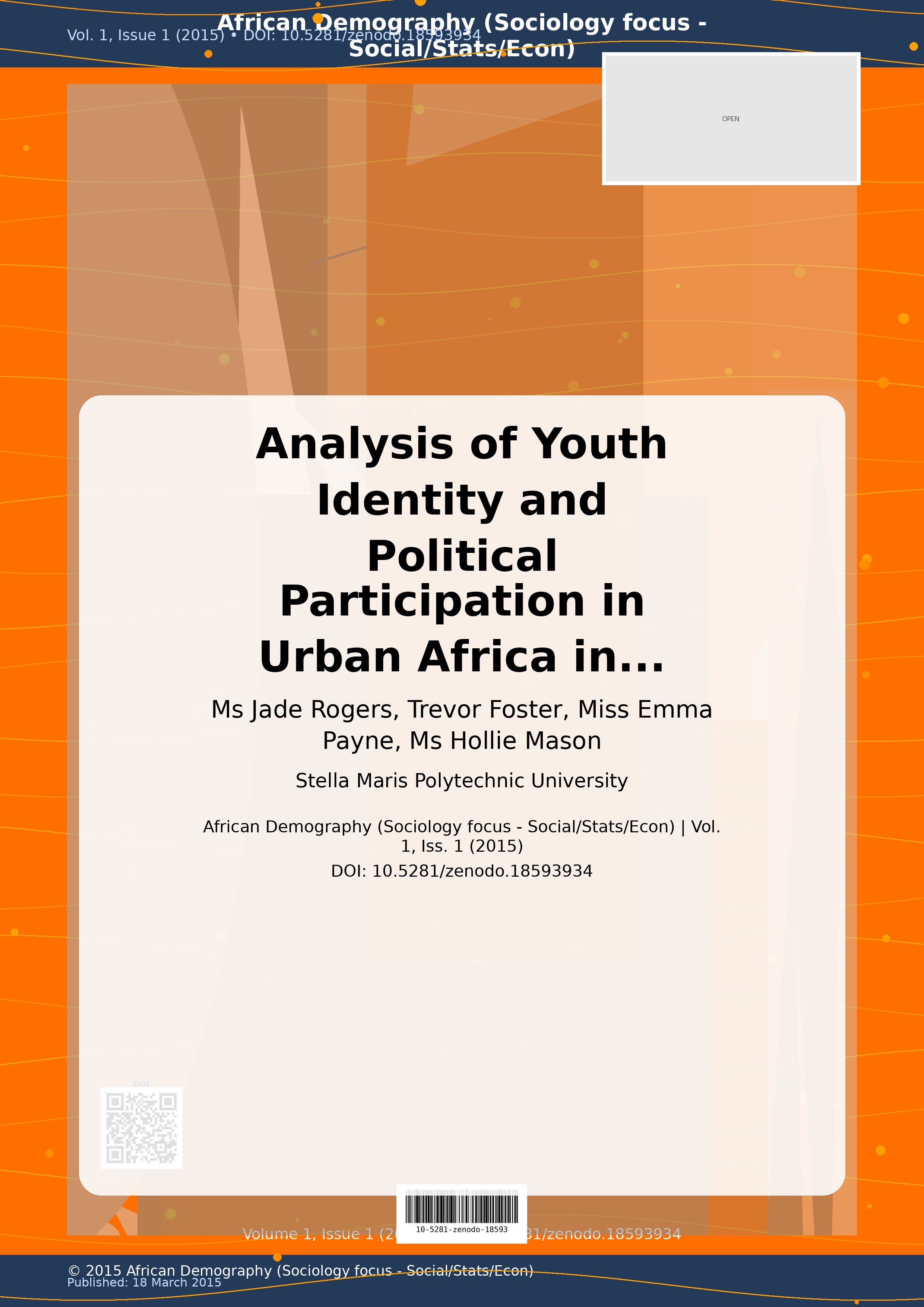 Cover image for: Analysis of Youth Identity and Political Participation in Ur