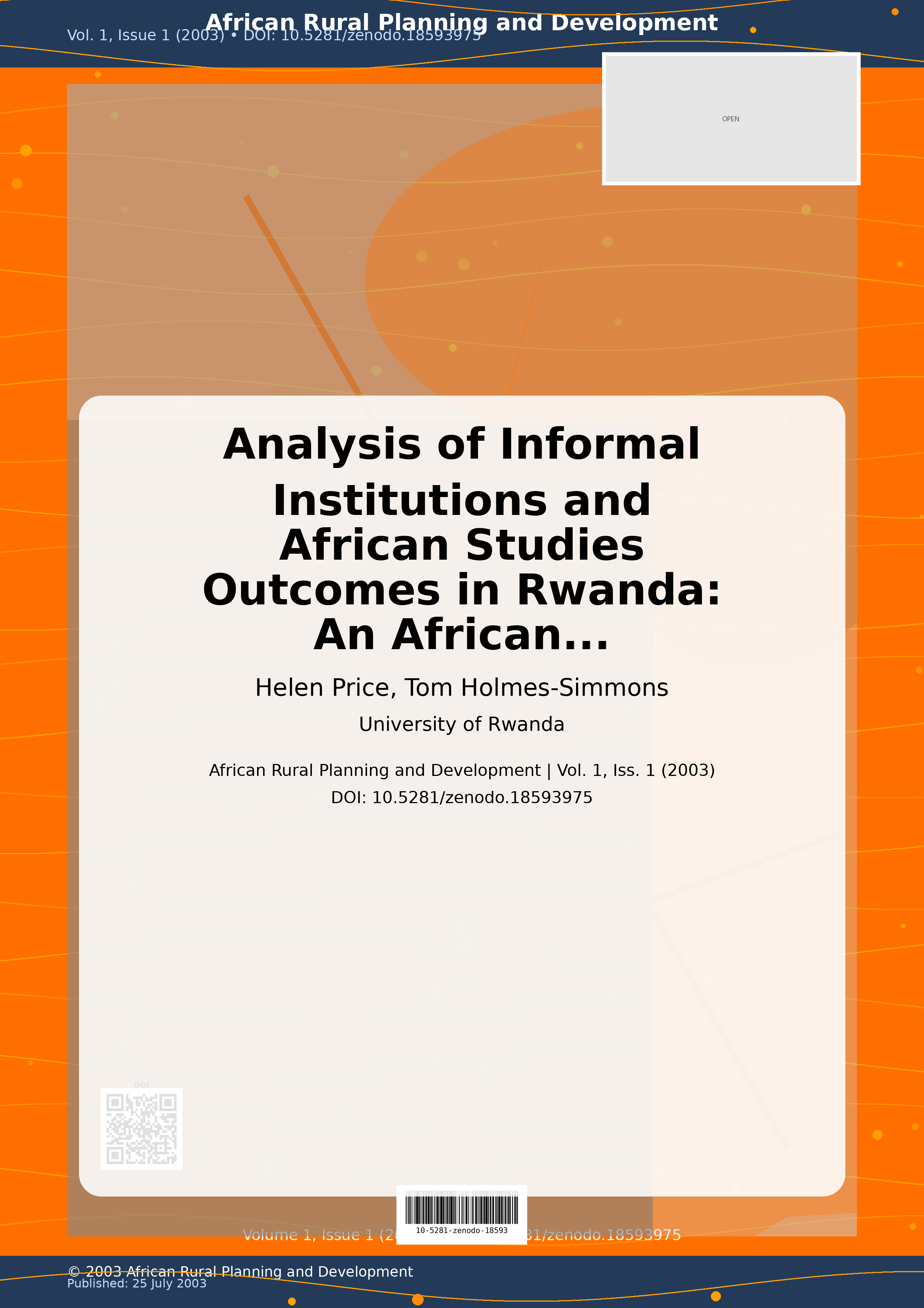 Cover image for: Analysis of Informal Institutions and African Studies Outcom