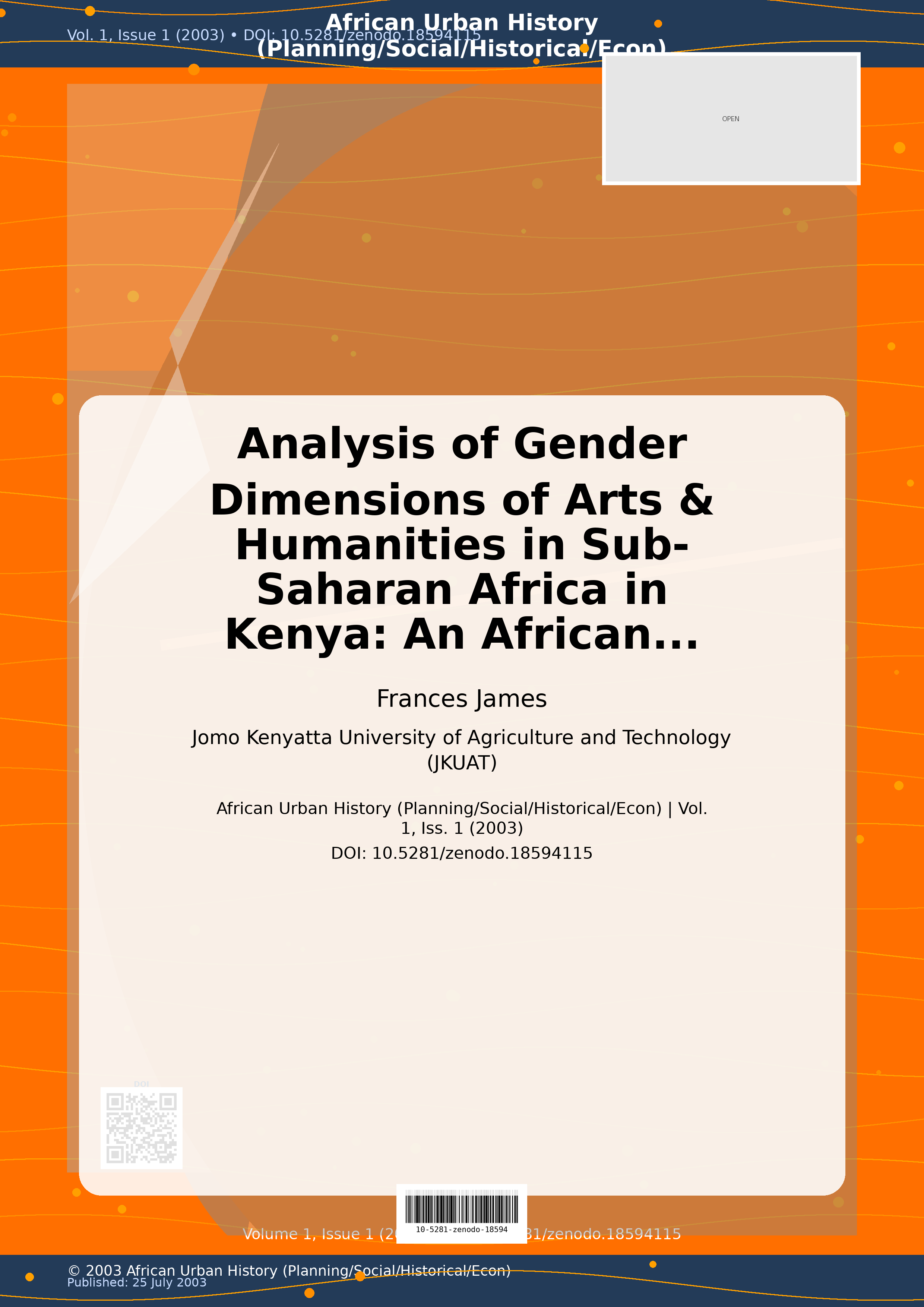 Cover image for: Analysis of Gender Dimensions of Arts & Humanities in Sub-Sa