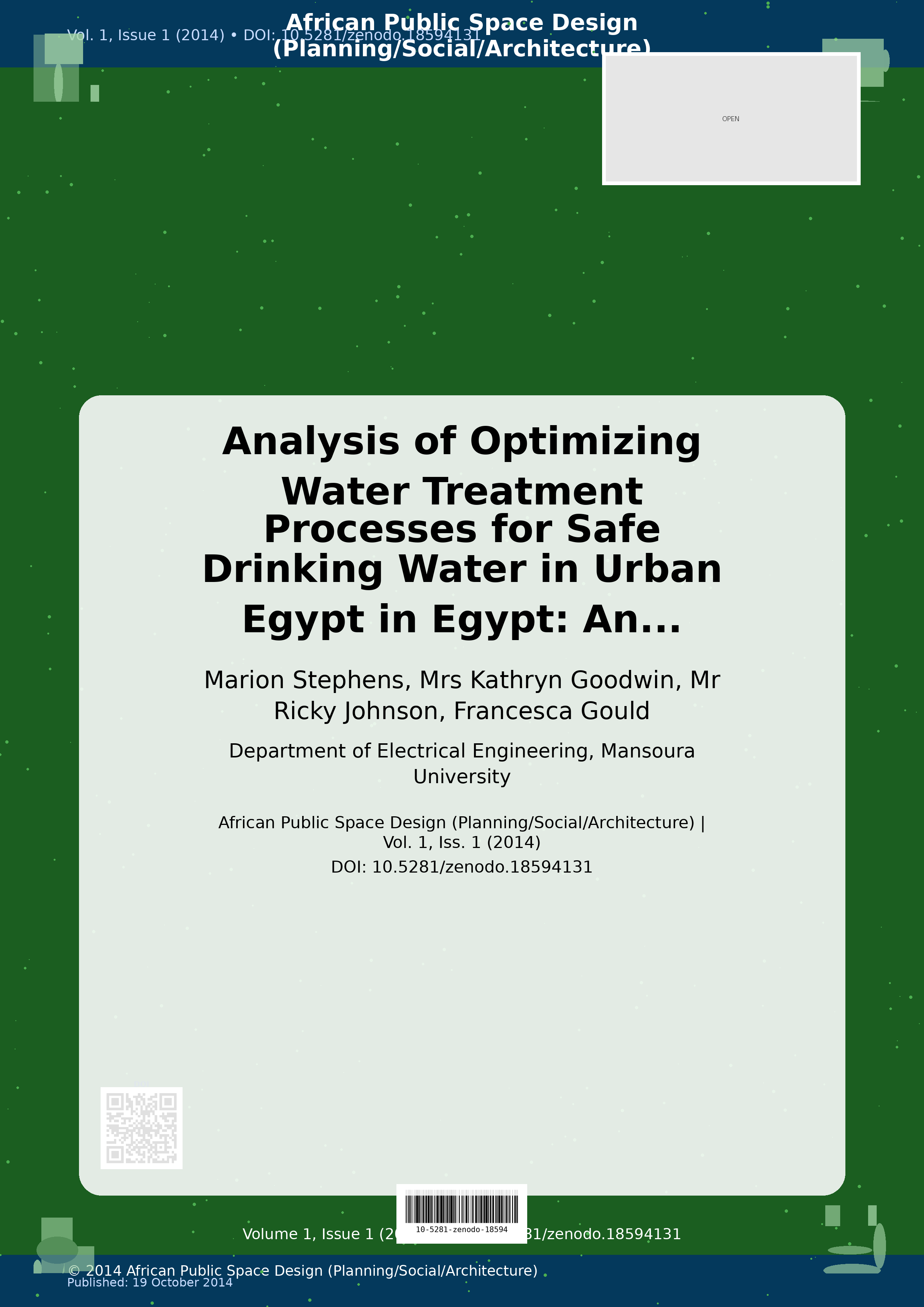 Cover image for: Analysis of Optimizing Water Treatment Processes for Safe Dr