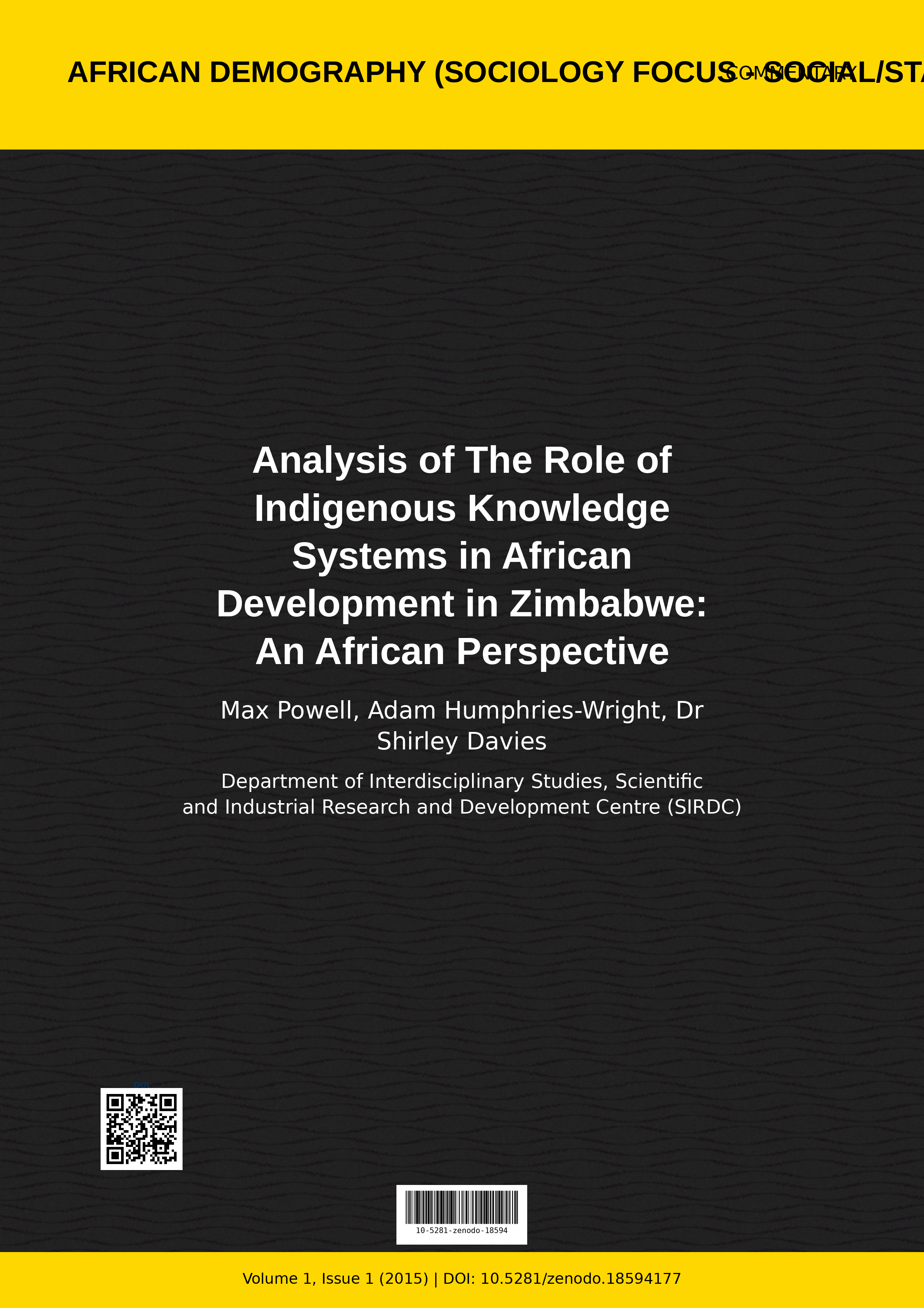 Cover image for: Analysis of The Role of Indigenous Knowledge Systems in Afri