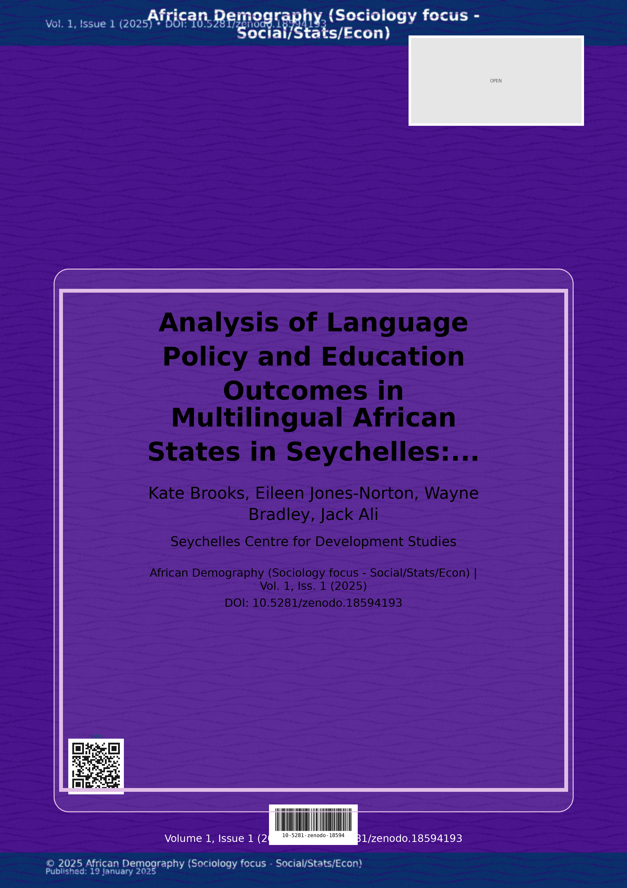 Cover image for: Analysis of Language Policy and Education Outcomes in Multil