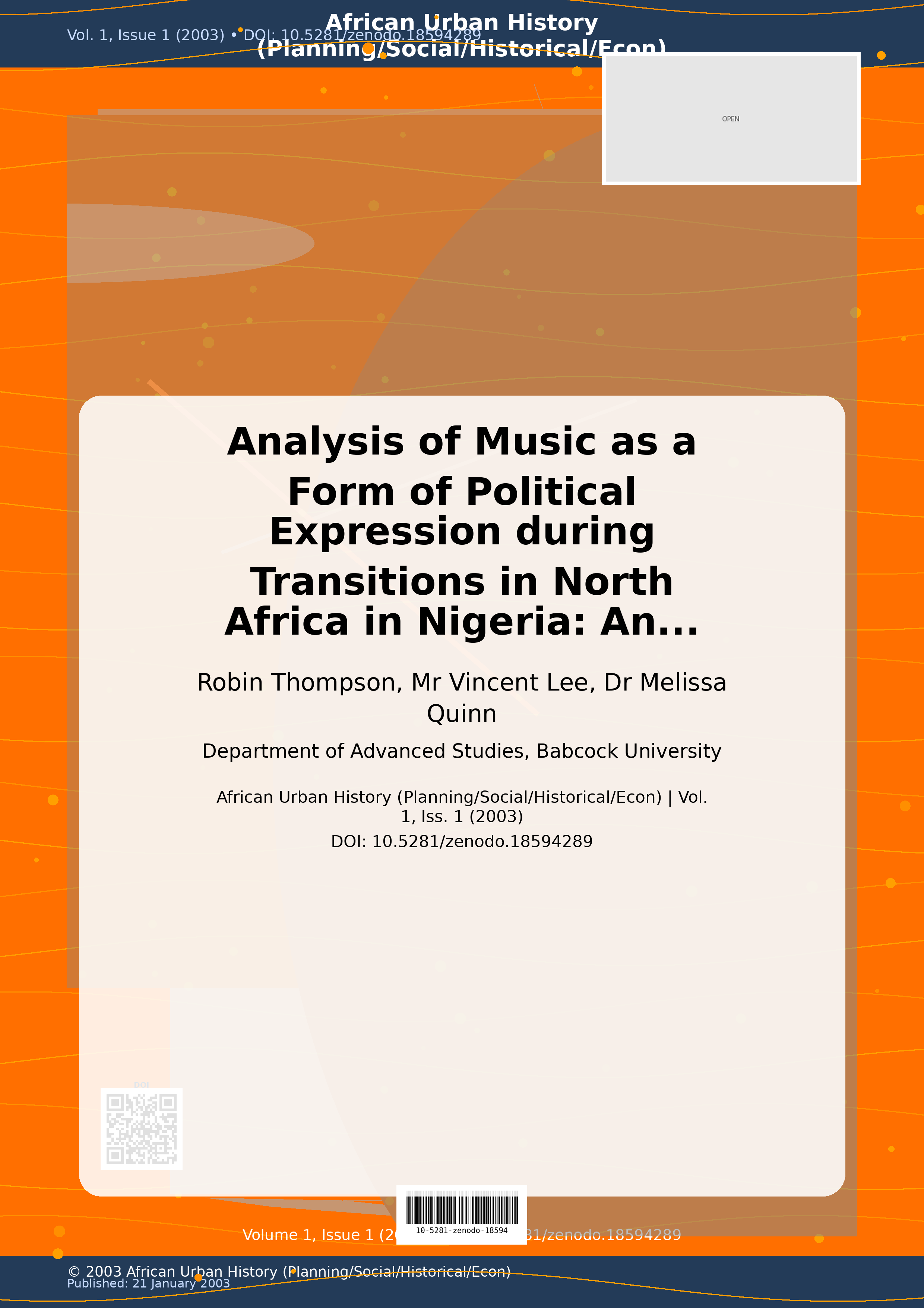 Cover image for: Analysis of Music as a Form of Political Expression during T
