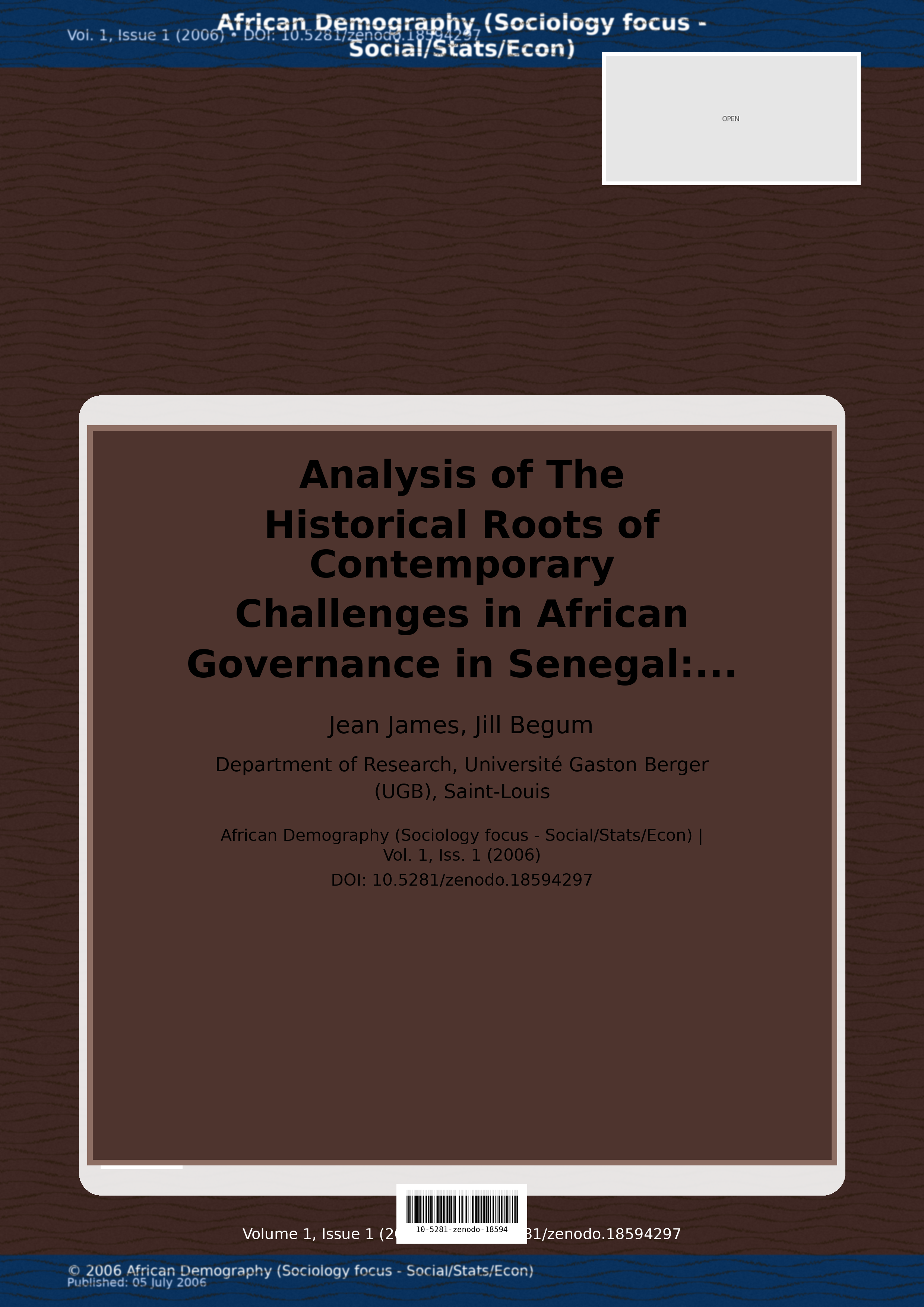 Cover image for: Analysis of The Historical Roots of Contemporary Challenges 