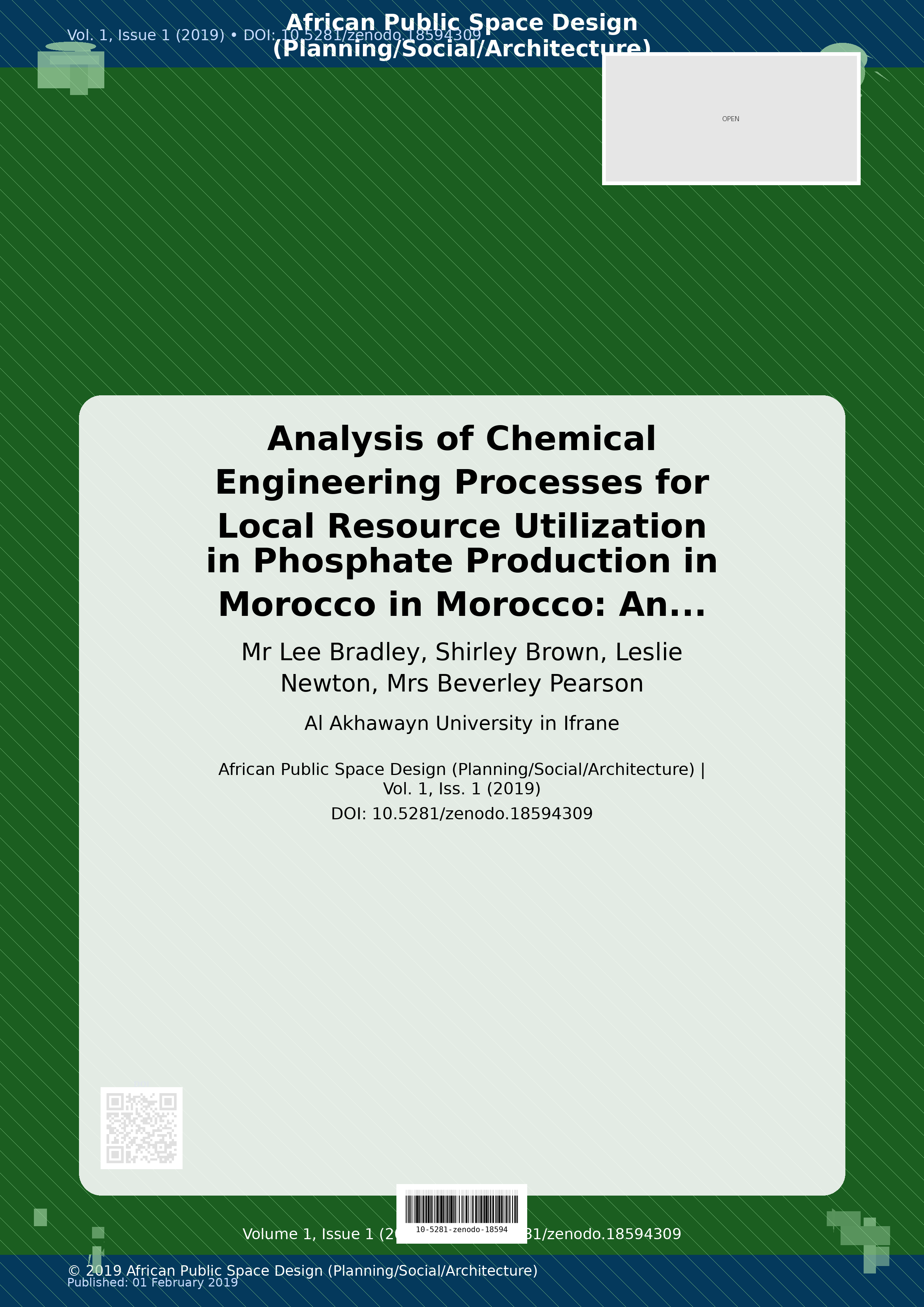 Cover image for: Analysis of Chemical Engineering Processes for Local Resourc