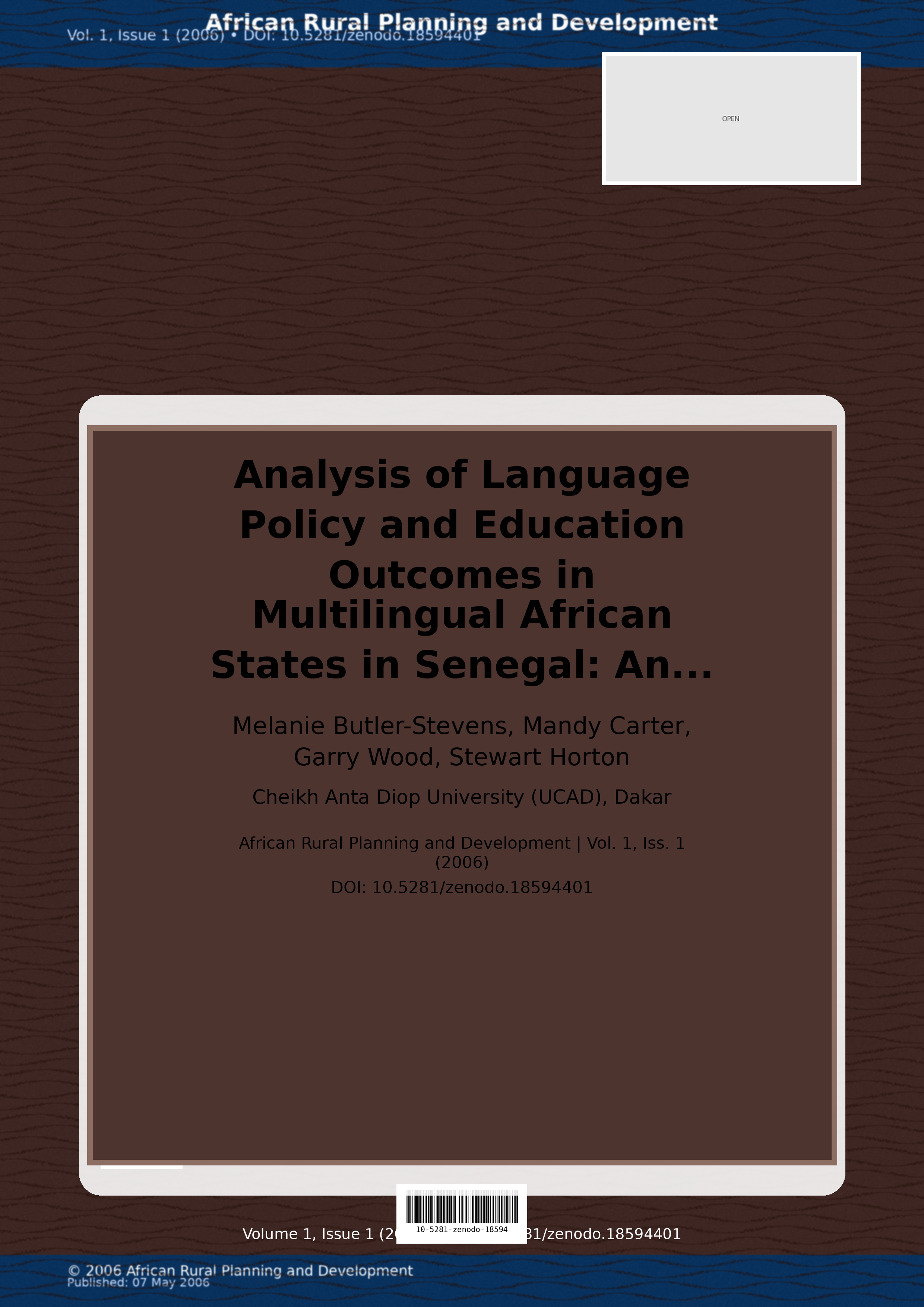 Cover image for: Analysis of Language Policy and Education Outcomes in Multil