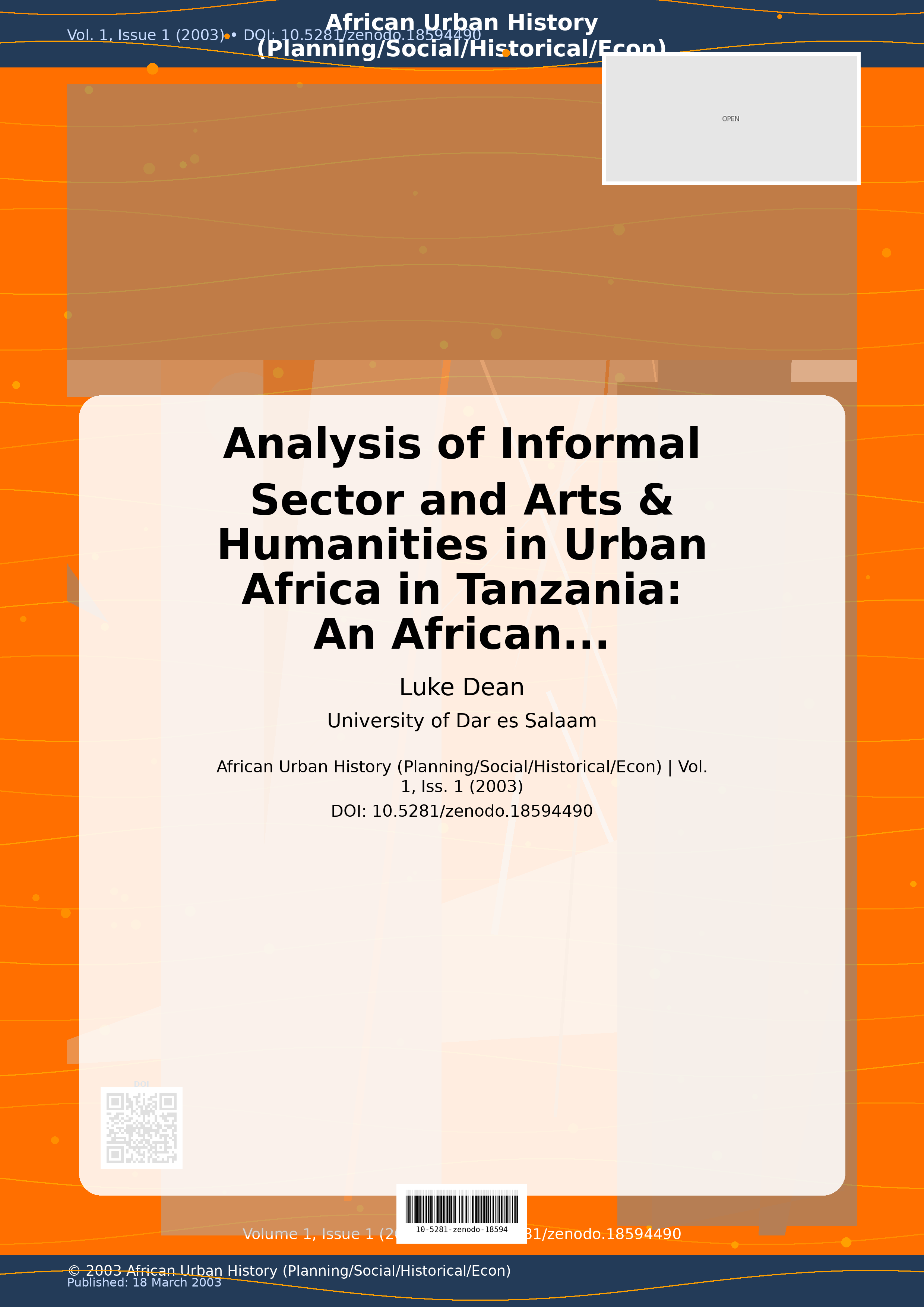 Cover image for: Analysis of Informal Sector and Arts & Humanities in Urban A