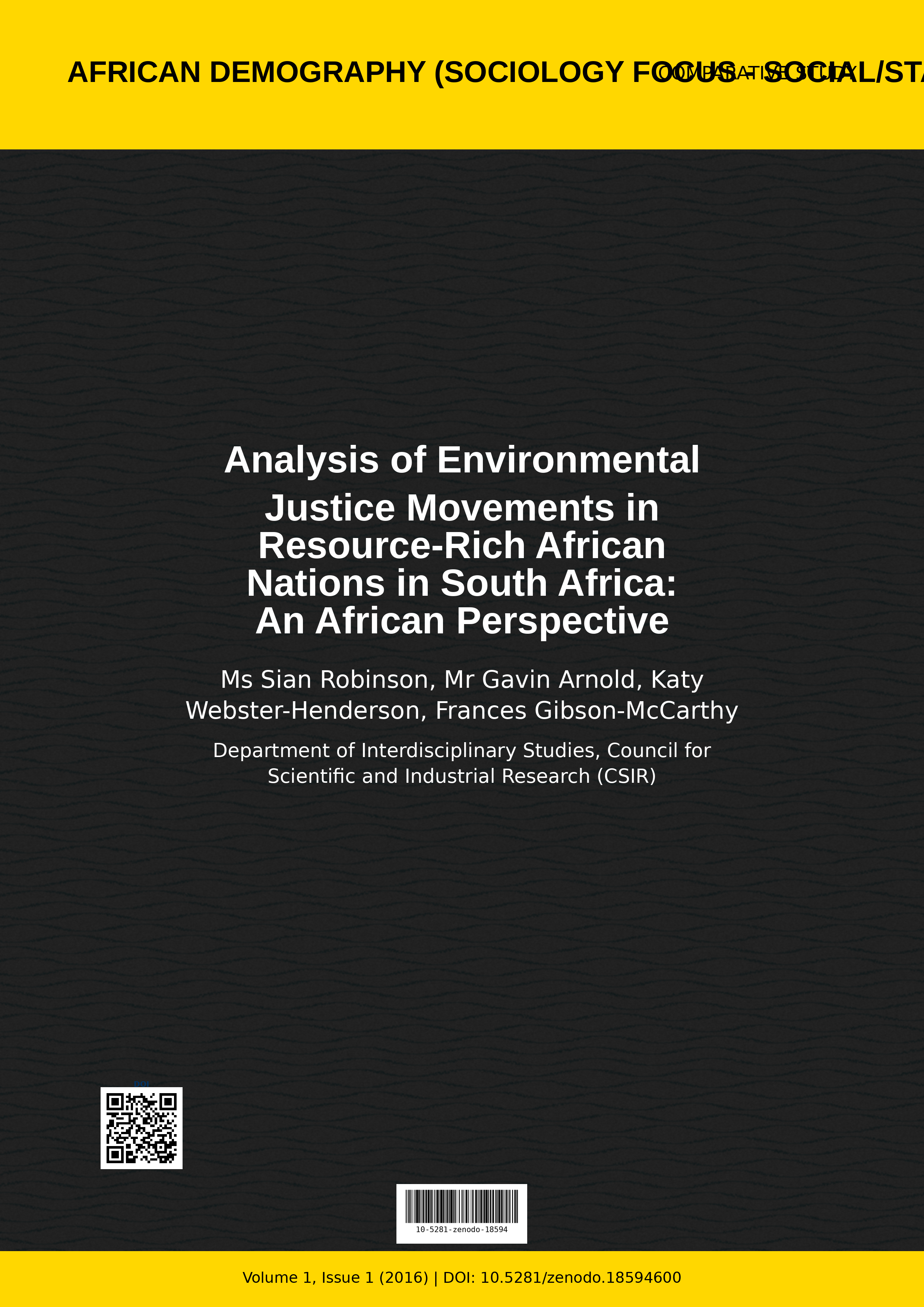 Cover image for: Analysis of Environmental Justice Movements in Resource-Rich