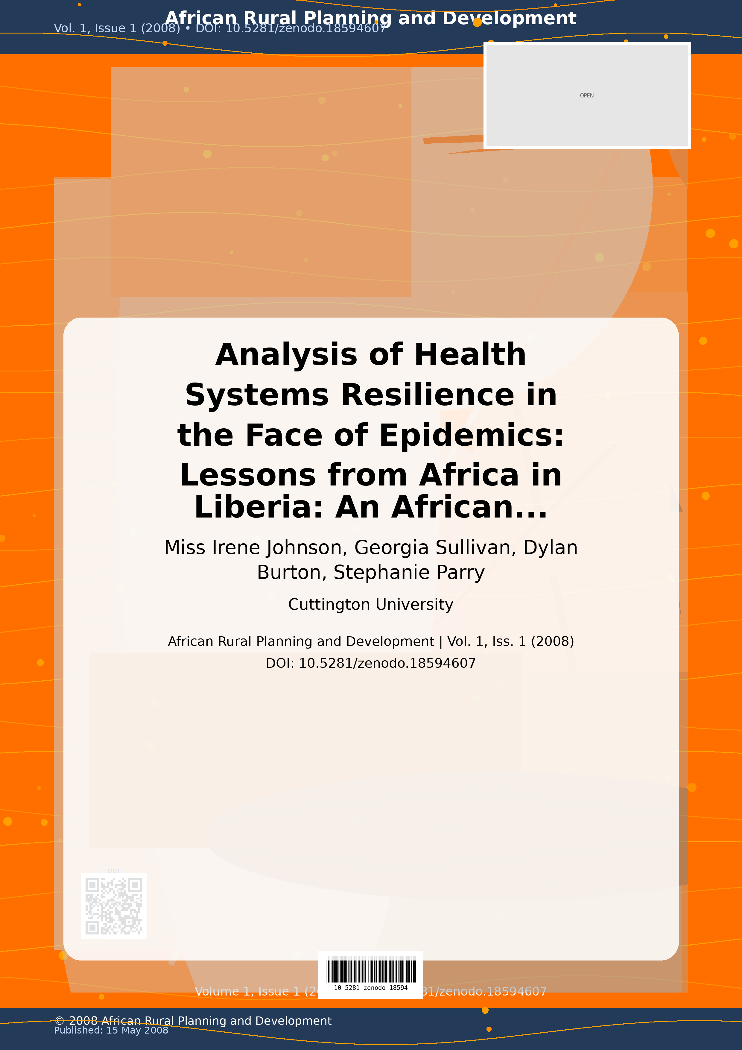 Cover image for: Analysis of Health Systems Resilience in the Face of Epidemi
