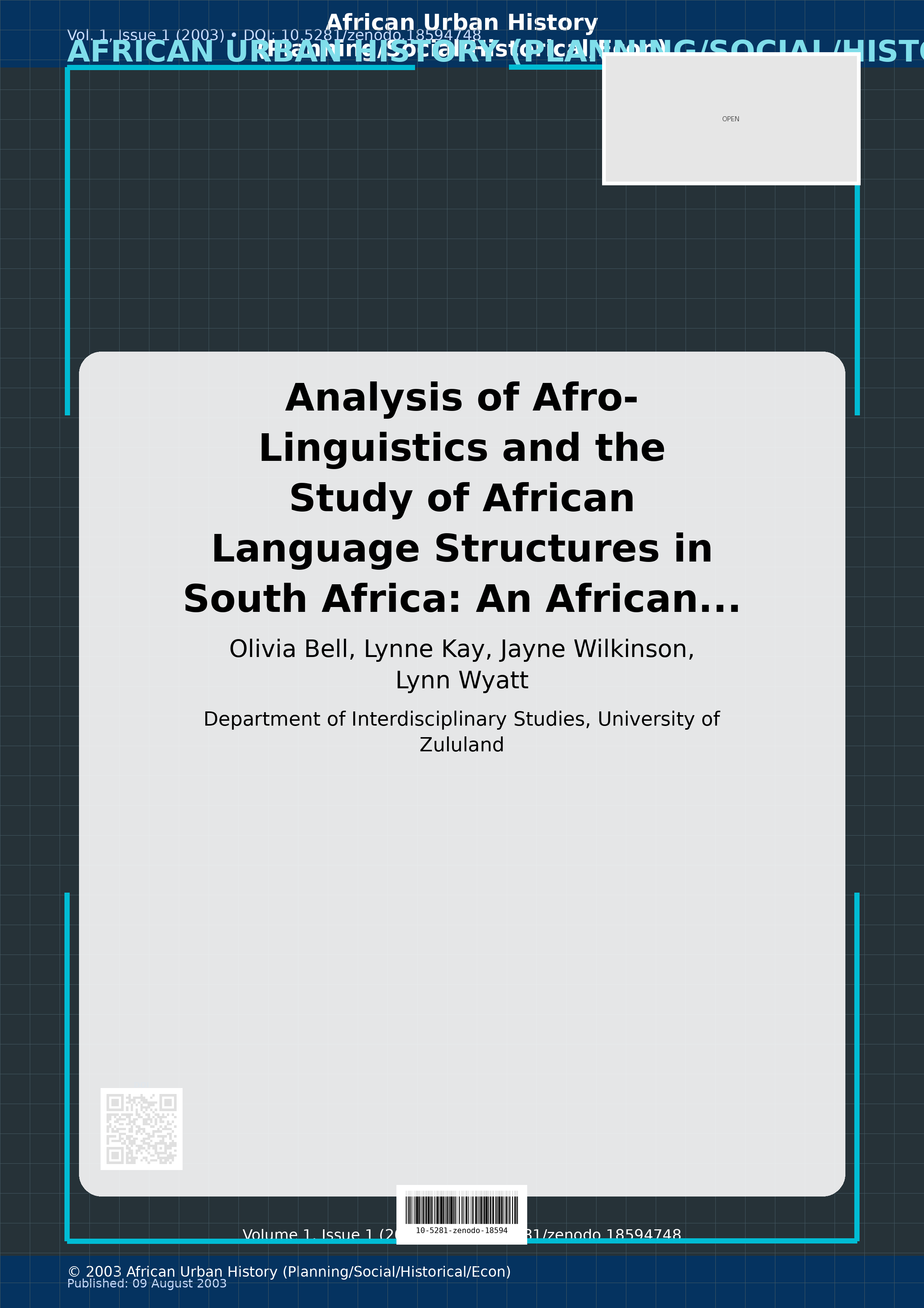 Cover image for: Analysis of Afro-Linguistics and the Study of African Langua