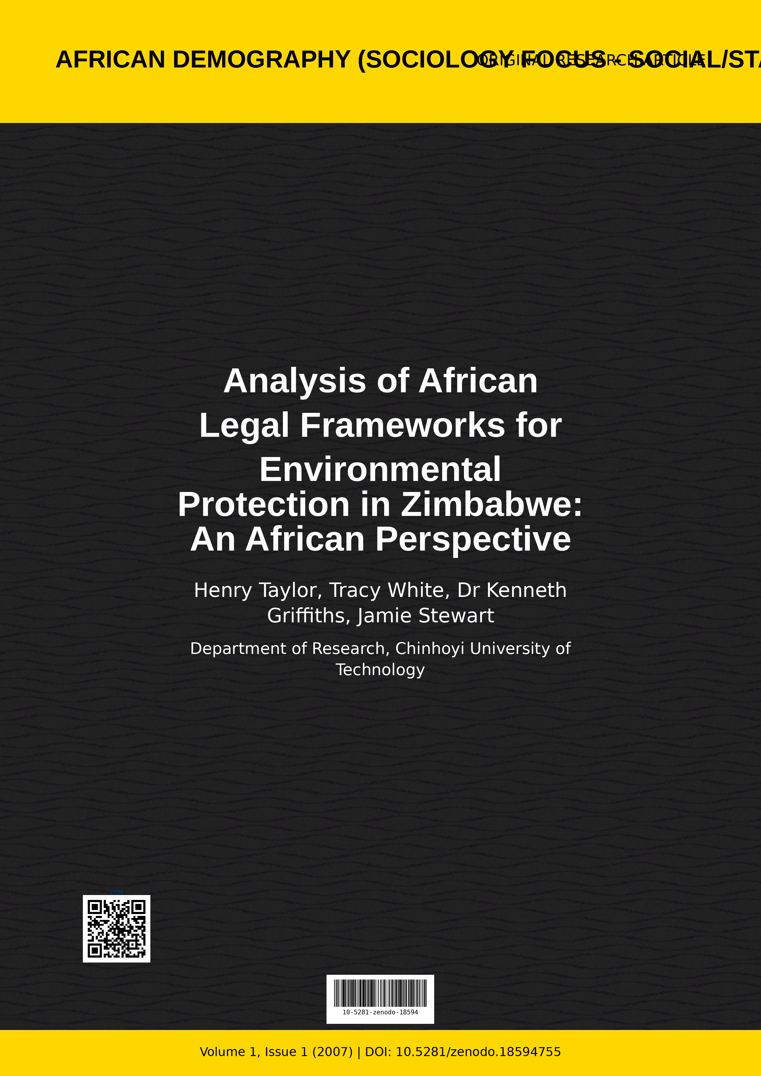 Cover image for: Analysis of African Legal Frameworks for Environmental Prote